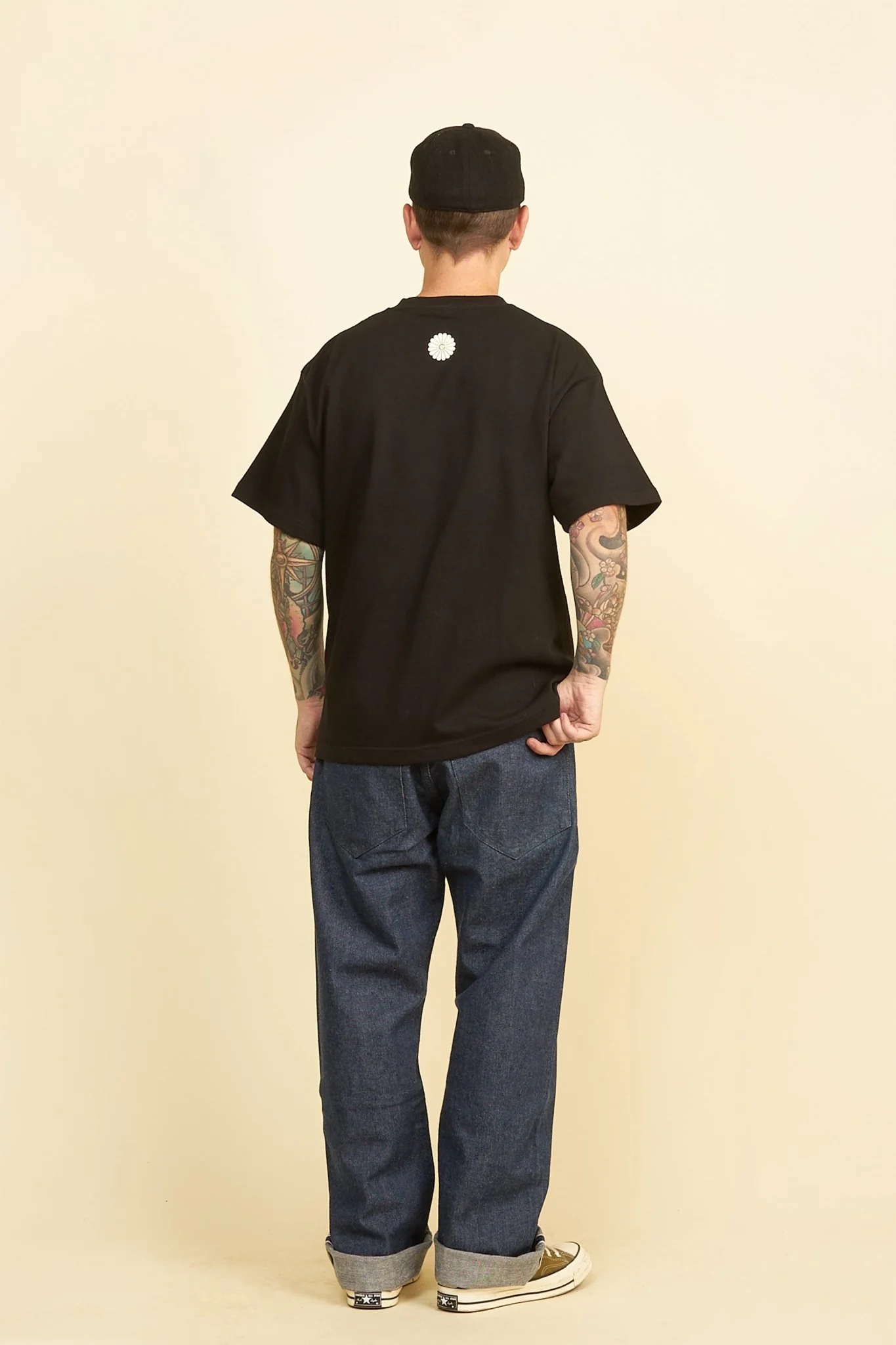 Godspeed 'Zenith' Heavyweight Organic T-Shirt - Black - Image 6