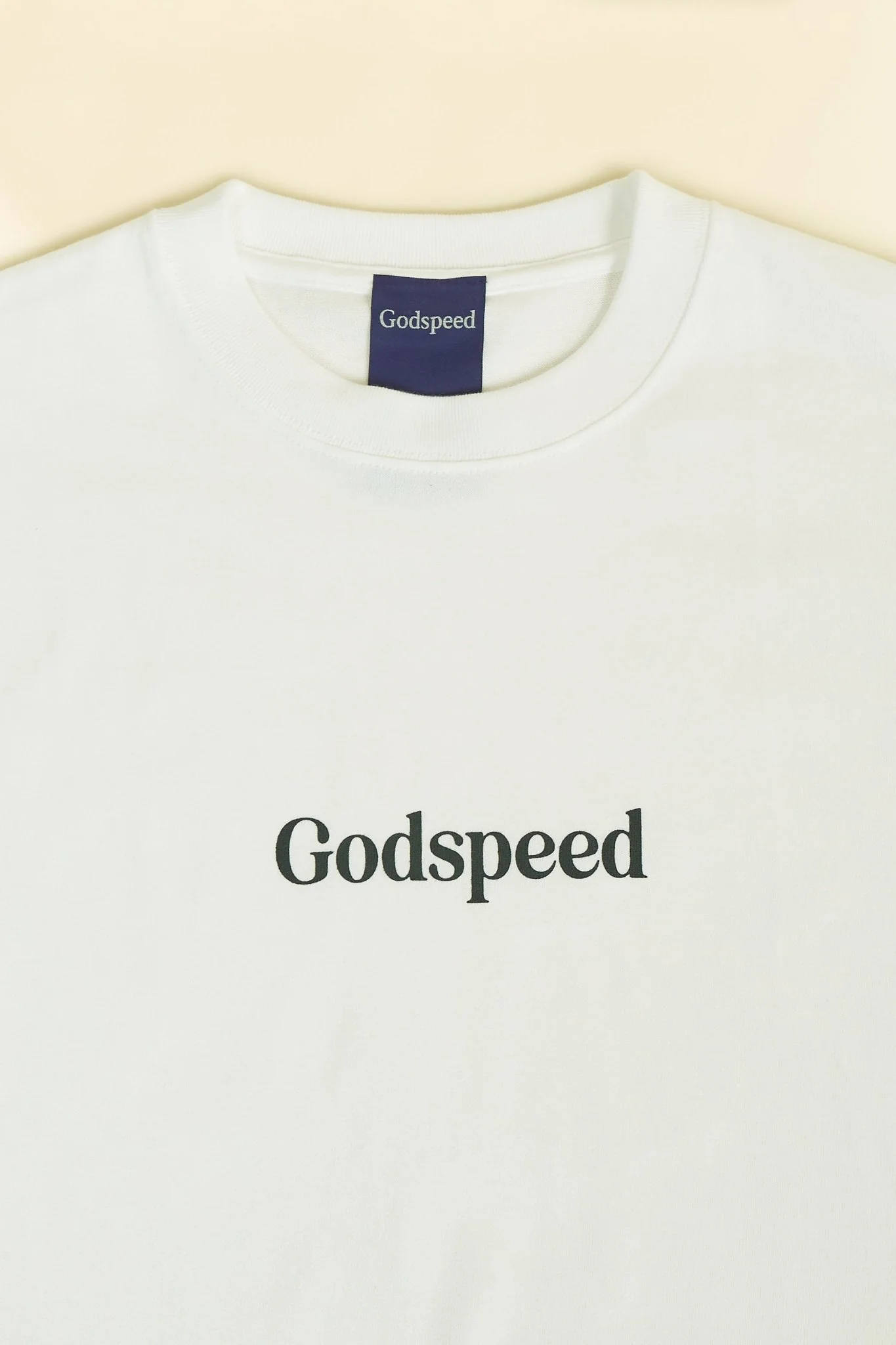 Godspeed 'Zenith' Heavyweight Organic T-Shirt - White - Image 3