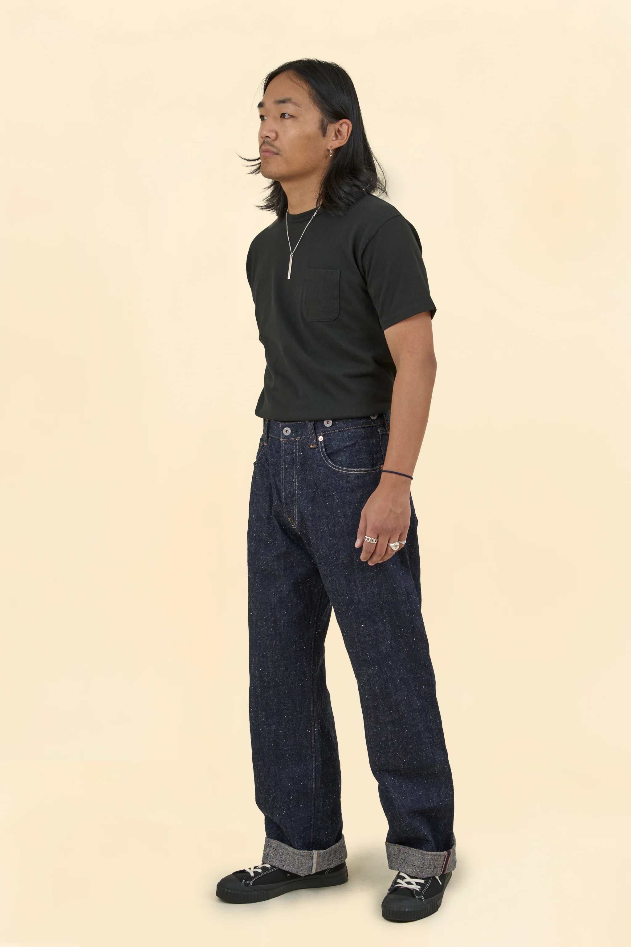 Graph Zero Heritage Nep Yarn Denim – 15oz - Image 3