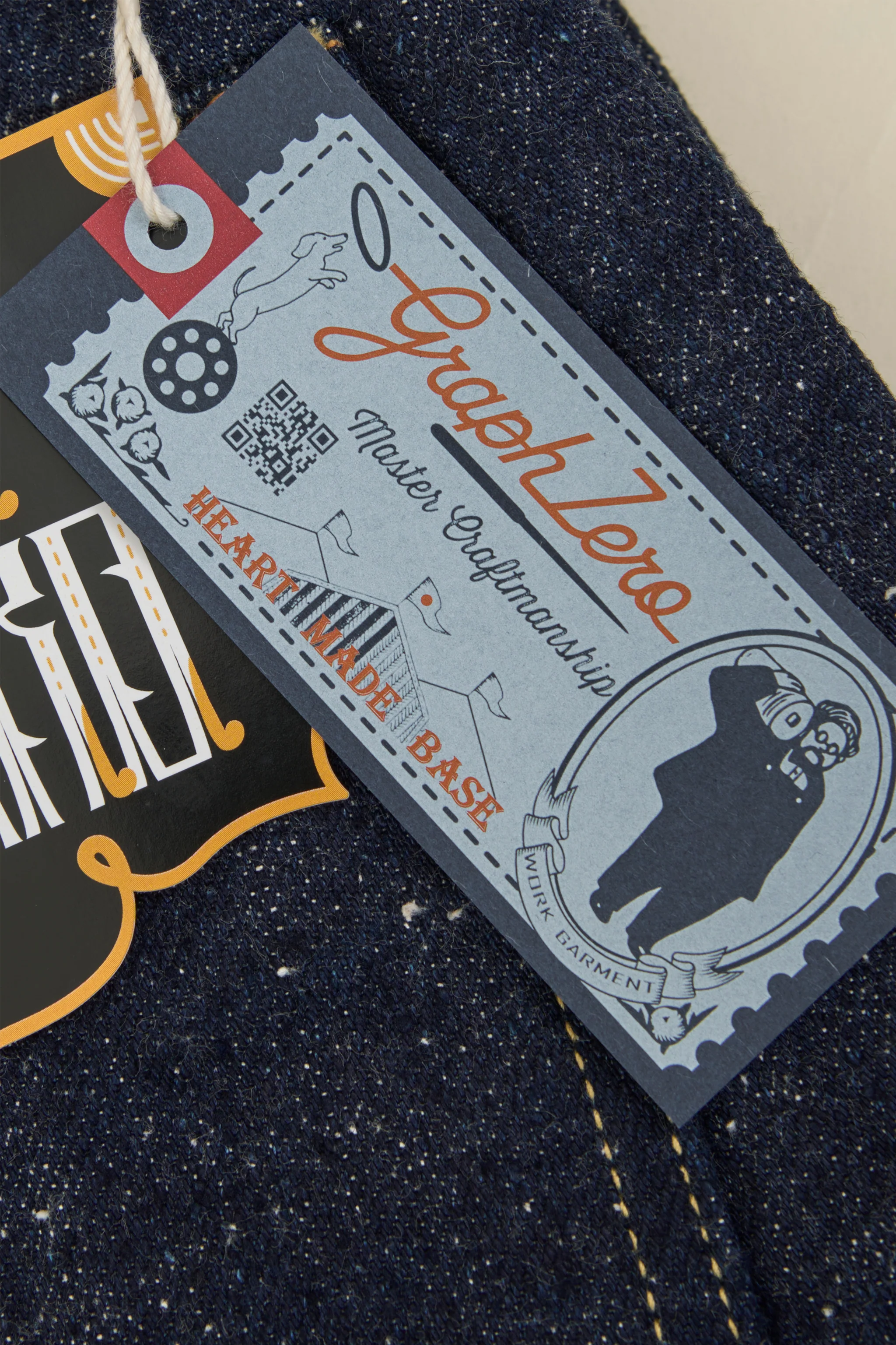 Graph Zero Heritage Nep Yarn Denim – 15oz - Image 4