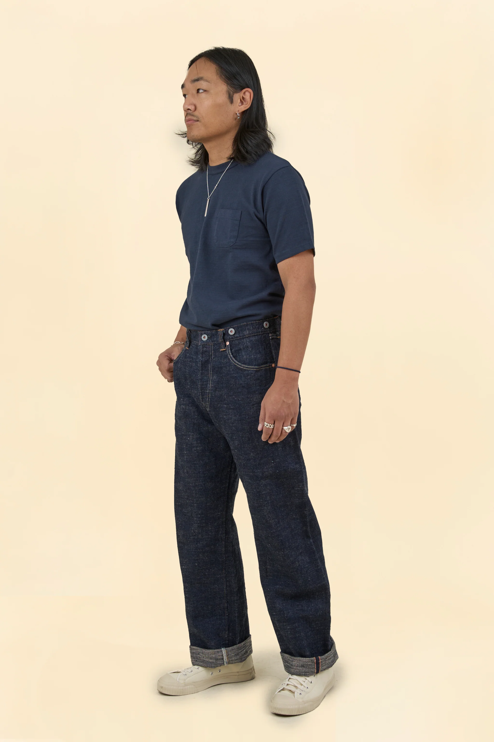 Graph Zero Heritage Slub Yarn Denim - 15oz - Image 3