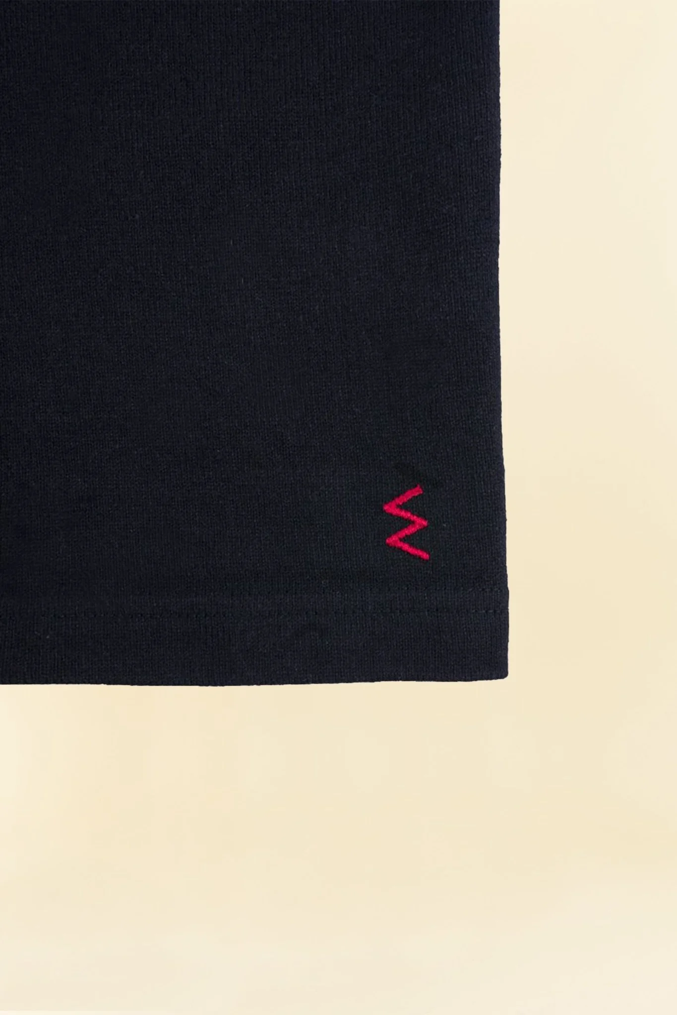 Iron Heart 11oz Cotton Knit Crew Neck T-Shirt - Black - Image 5