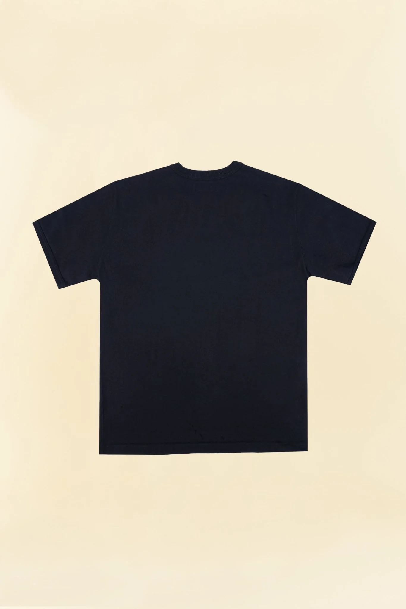 Iron Heart 11oz Cotton Knit Crew Neck T-Shirt - Black - Image 8