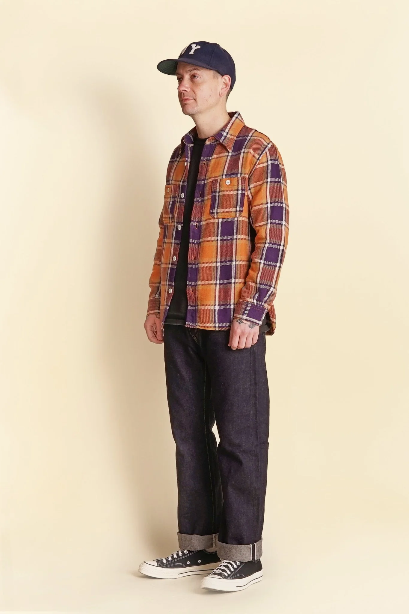 Iron Heart 14oz IH-634S-142 Straight Cut Jeans - Indigo - Image 4