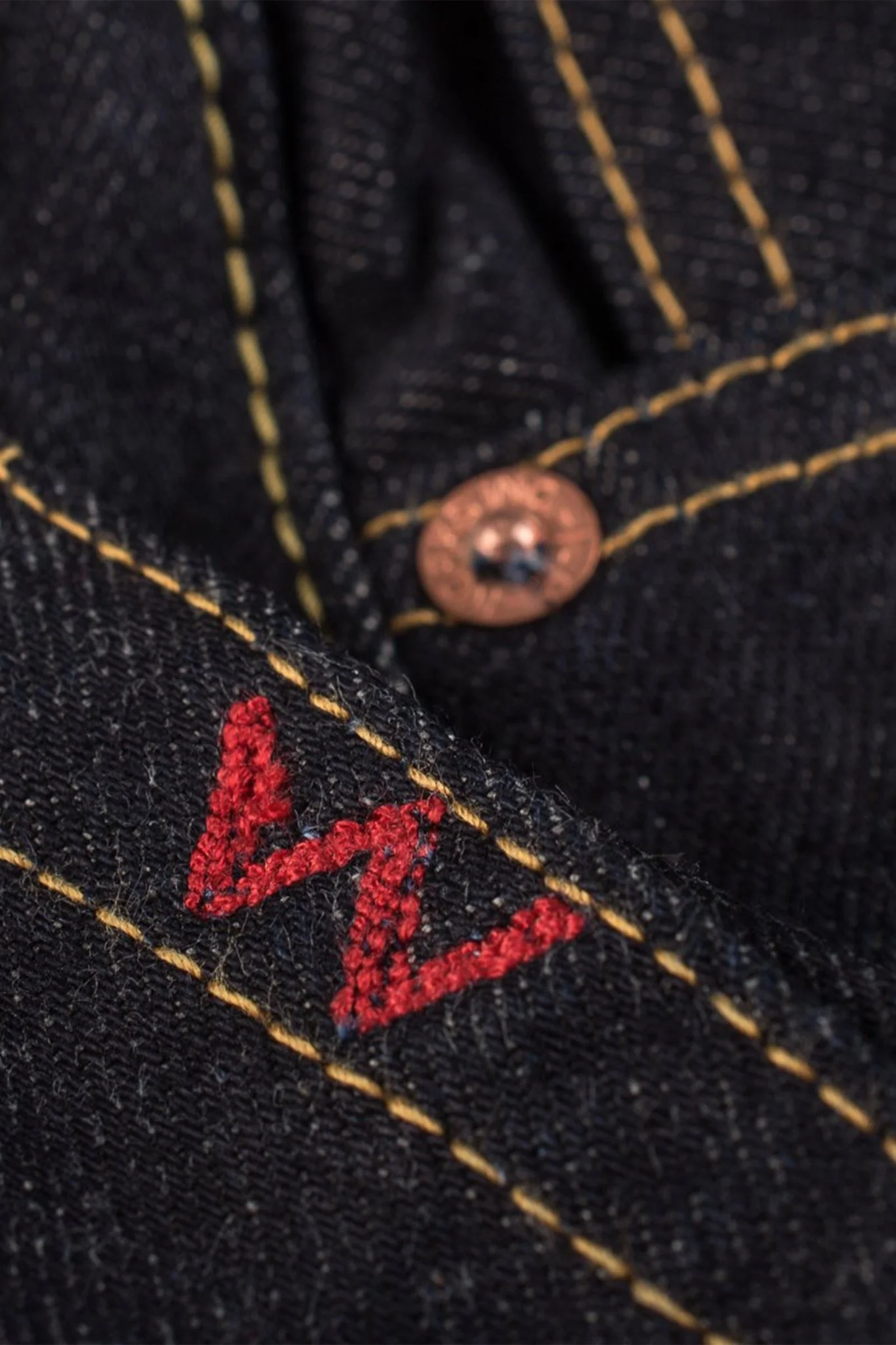 Iron Heart 14oz IH-888S-142 High Rise Tapered Jeans - Indigo - Image 11