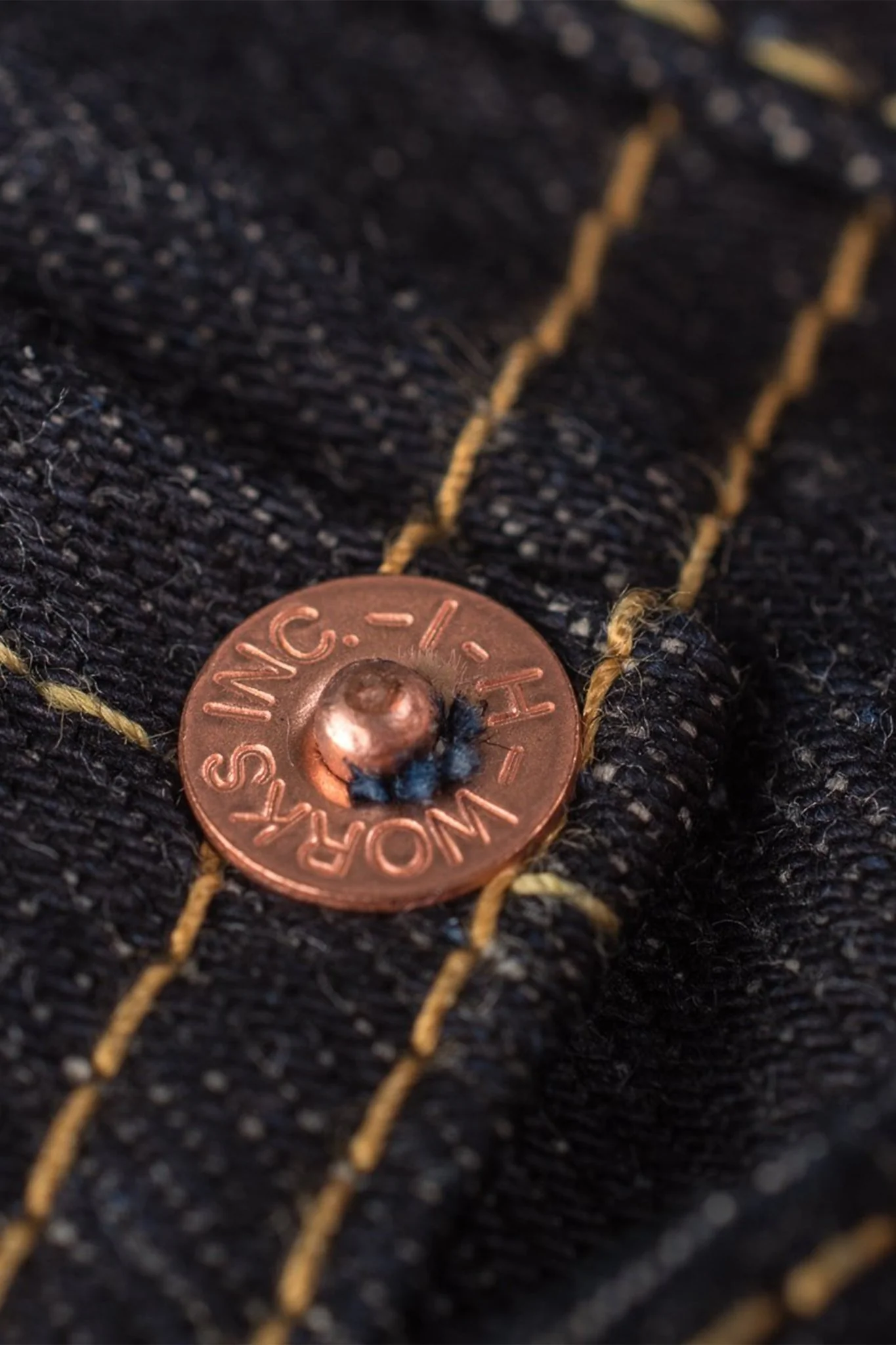 Iron Heart 14oz IH-888S-142 High Rise Tapered Jeans - Indigo - Image 12