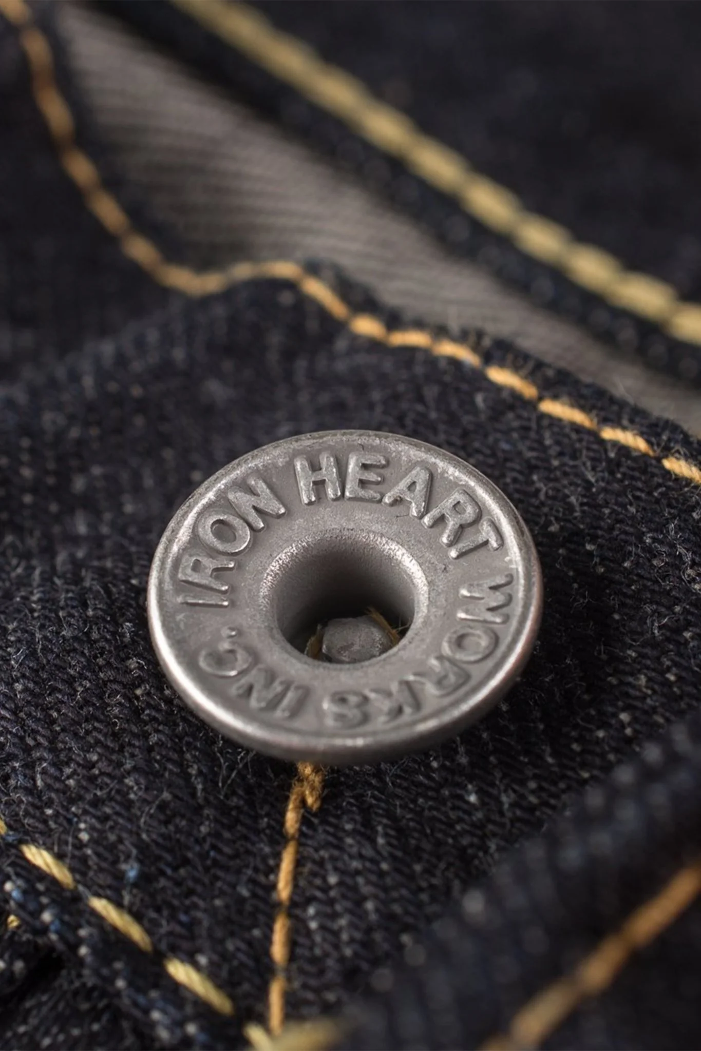 Iron Heart 14oz IH-888S-142 High Rise Tapered Jeans - Indigo - Image 7