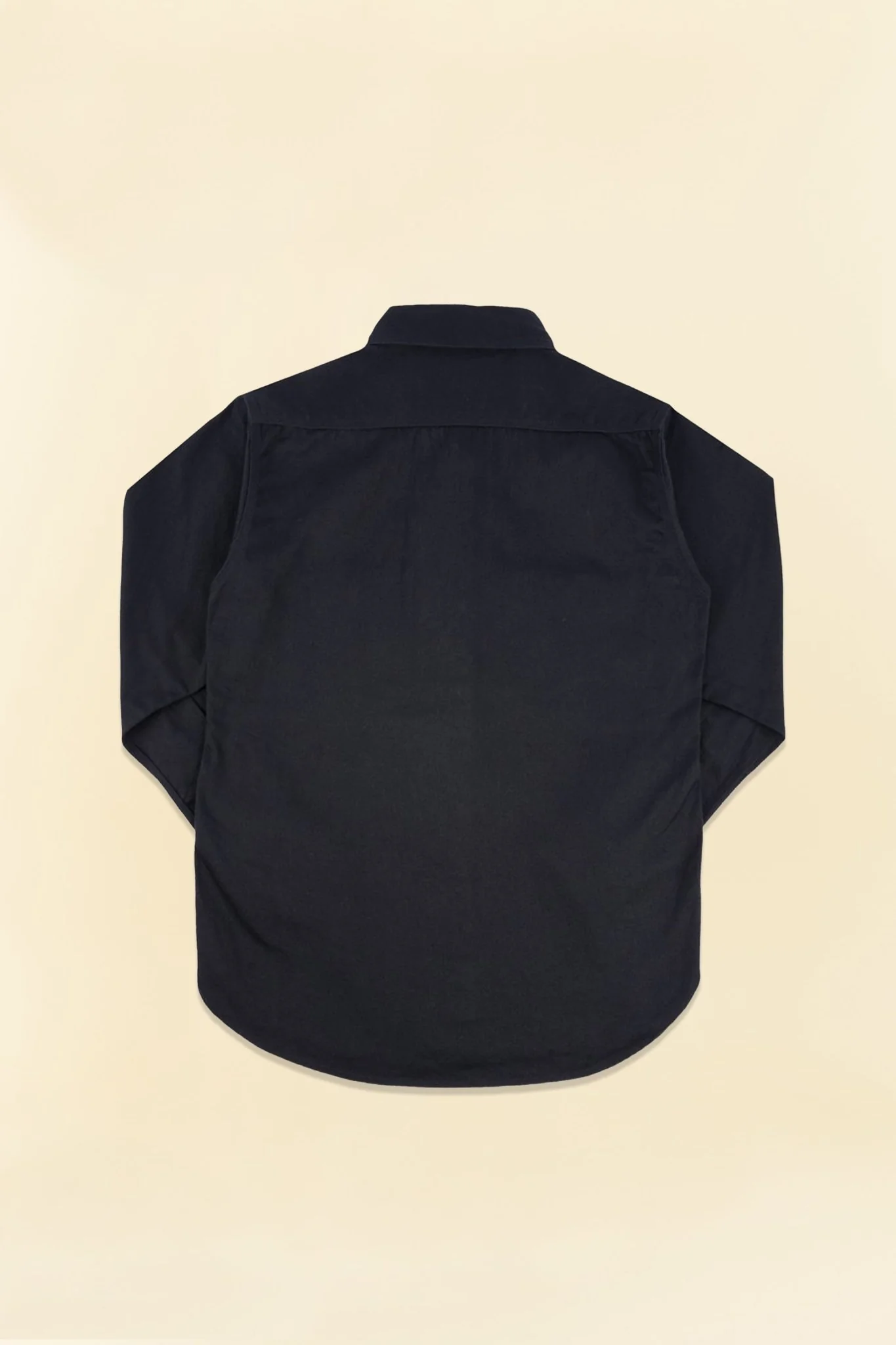 Iron Heart 9oz Cotton Linen Work Shirt - Black - Image 12