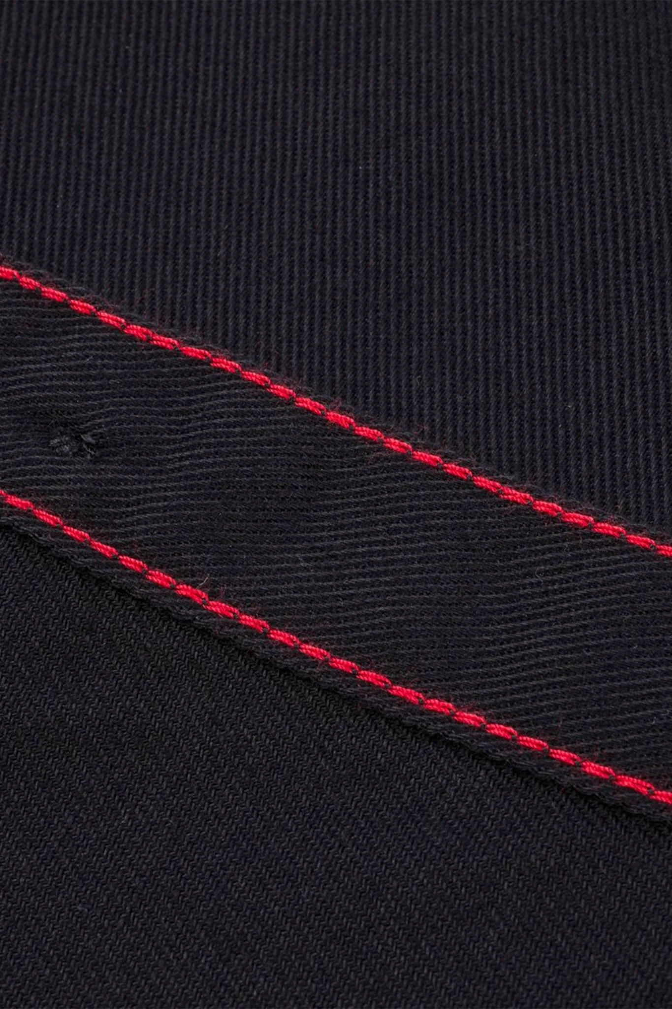 Iron Heart 9oz Cotton Linen Work Shirt - Black - Image 7
