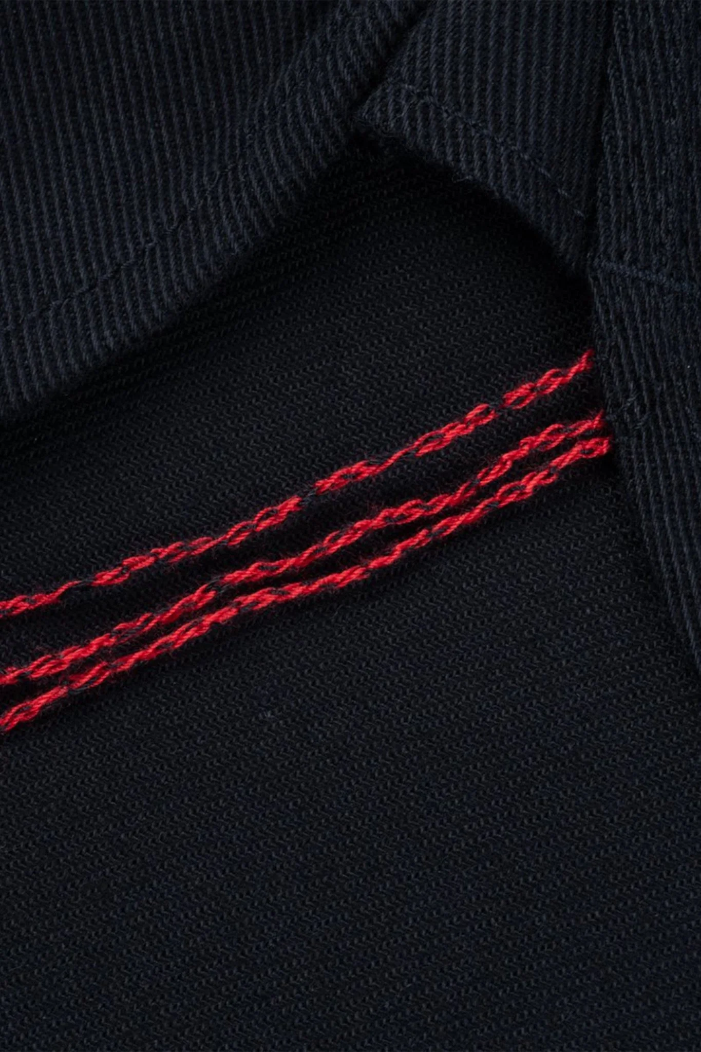 Iron Heart 9oz Cotton Linen Work Shirt - Black - Image 9