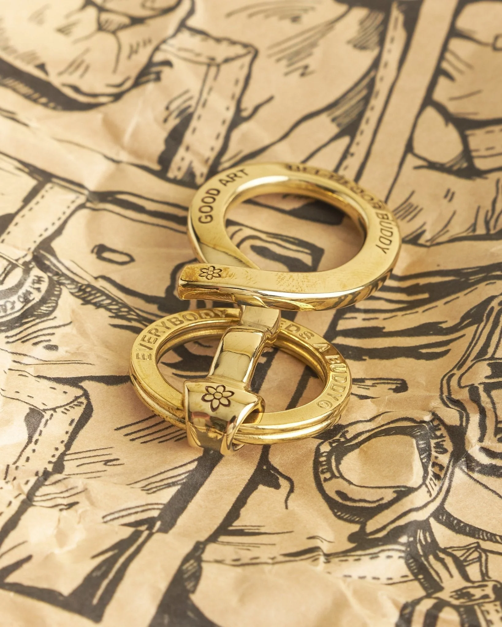 Good Art Hlywd Belt Loop Buddy - Brass - Image 6