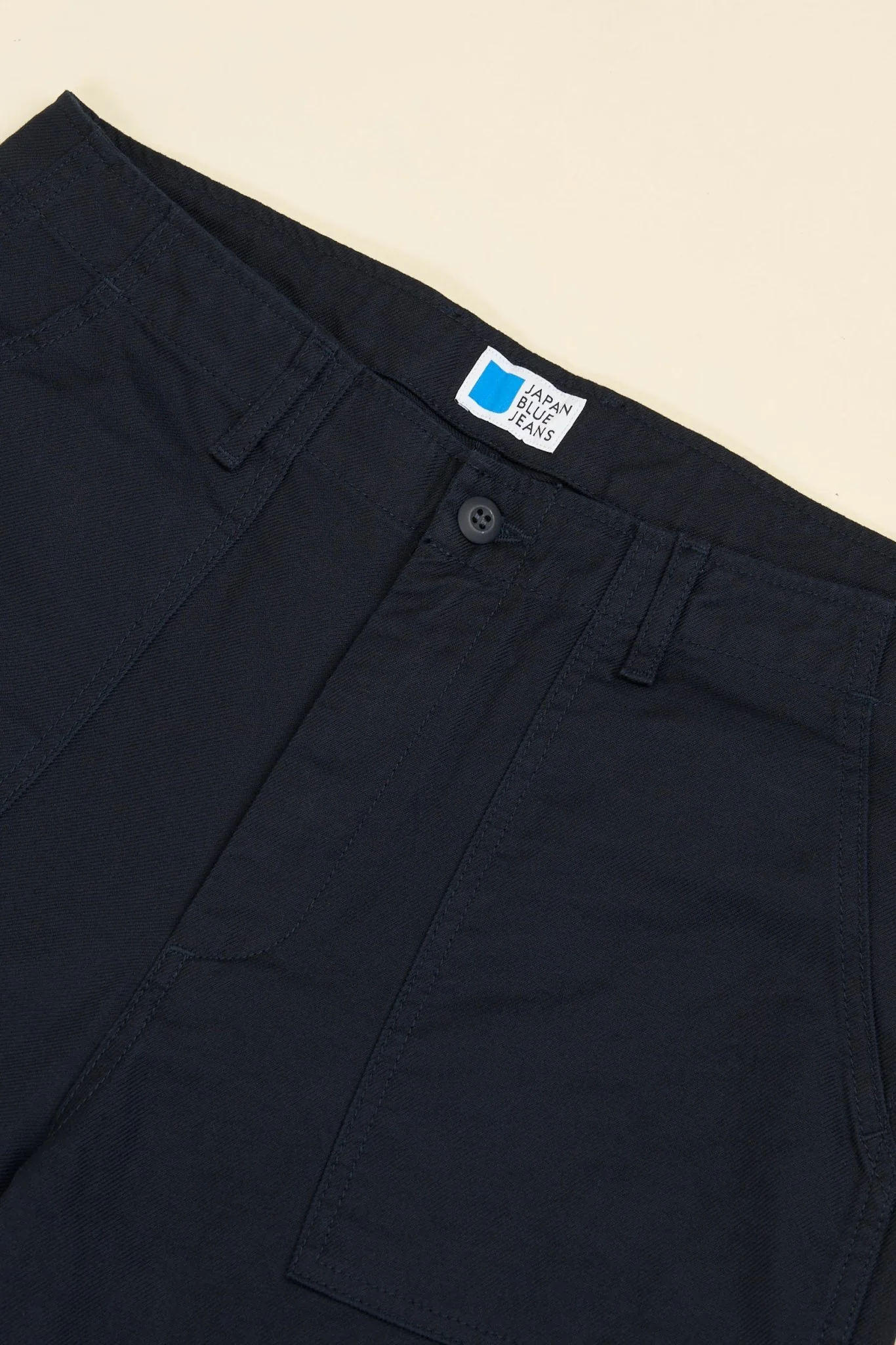 Japan Blue Baker Pants - French Work Serge - Navy - Image 3