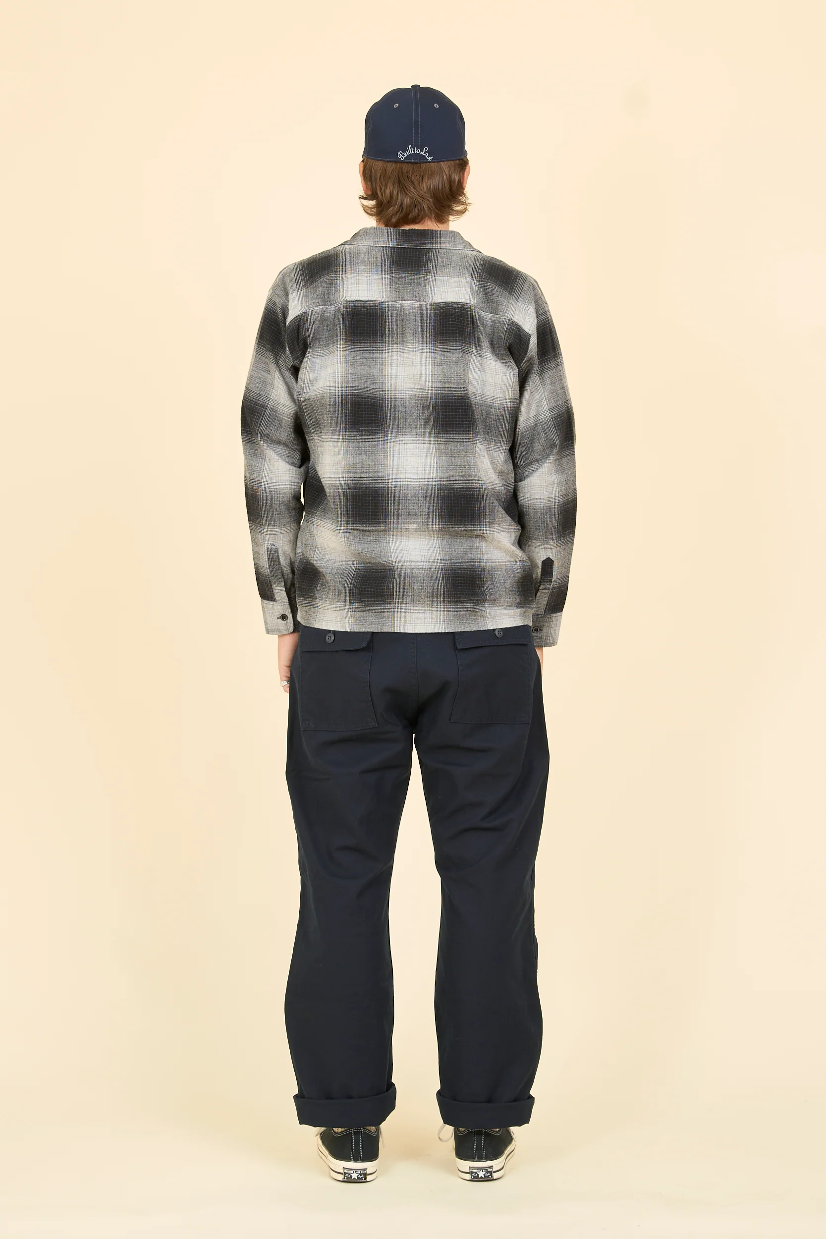 Japan Blue Baker Pants - French Work Serge - Navy - Image 6