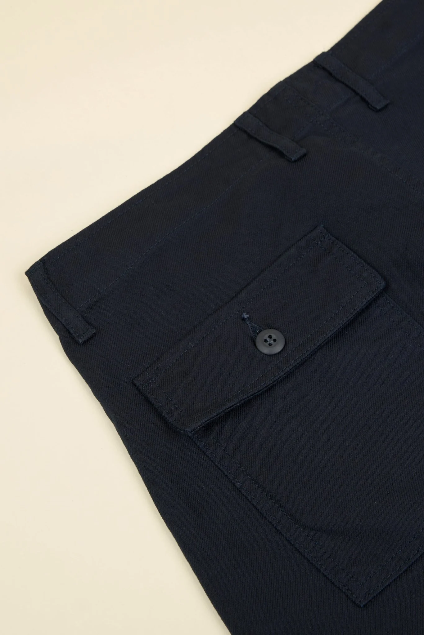 Japan Blue Baker Pants - French Work Serge - Navy - Image 7