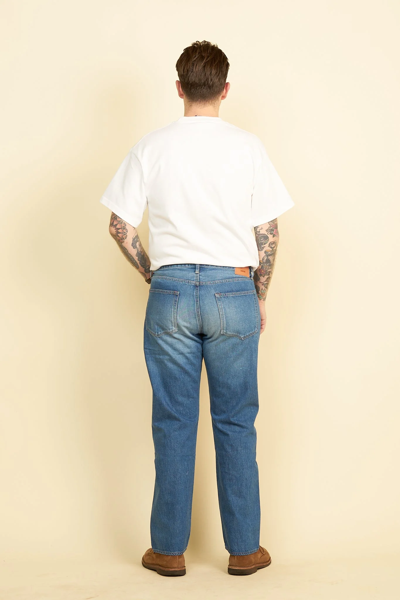 Japan Blue J401 US Classic Straight Mid Wash Selvedge Denim - 14.8oz - Image 6