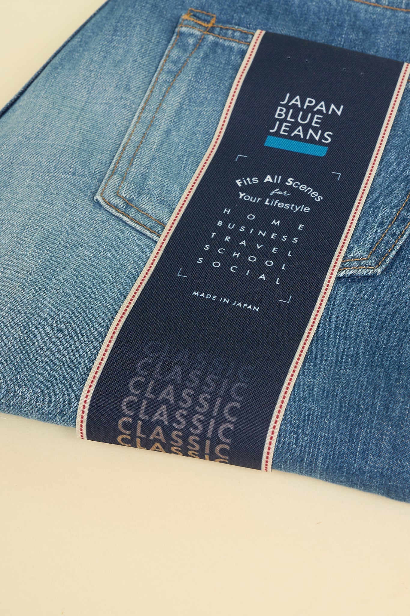 Japan Blue J404 Africa Classic Straight Mid Wash Selvedge Denim - 12.5oz - Image 10
