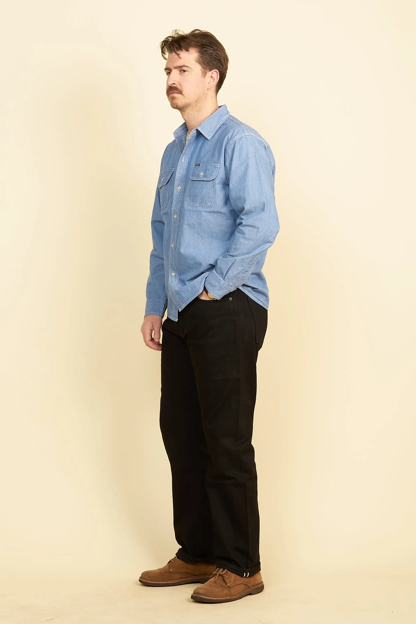 Japan Blue J414 Black Classic Straight Selvedge Denim - 14oz - Image 4