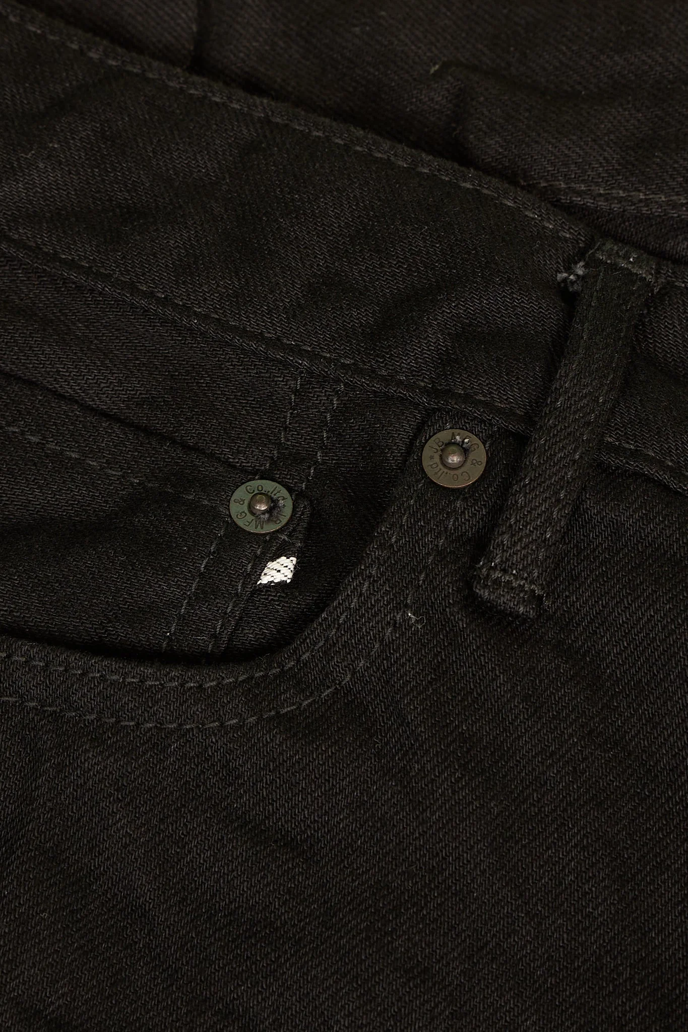 Japan Blue J414 Black Classic Straight Selvedge Denim - 14oz - Image 5
