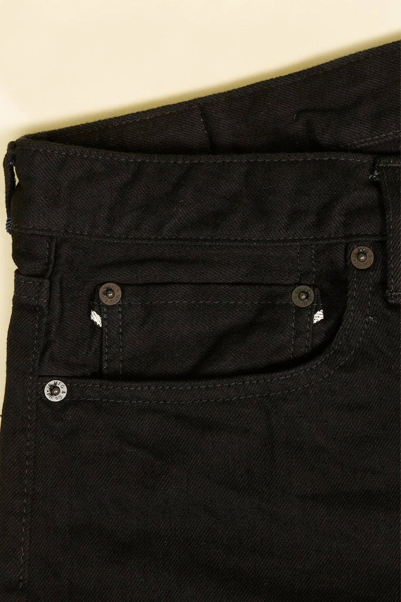 Japan Blue J414 Black Classic Straight Selvedge Denim - 14oz - Image 7