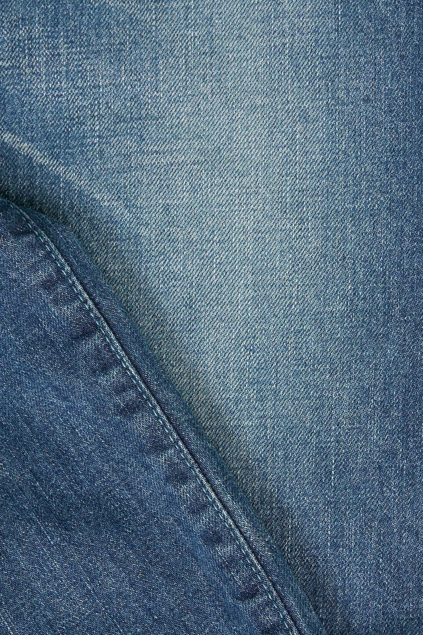 Japan Blue J504 Africa Loose Fit Mid Wash Selvedge Denim - 12.5oz - Image 9