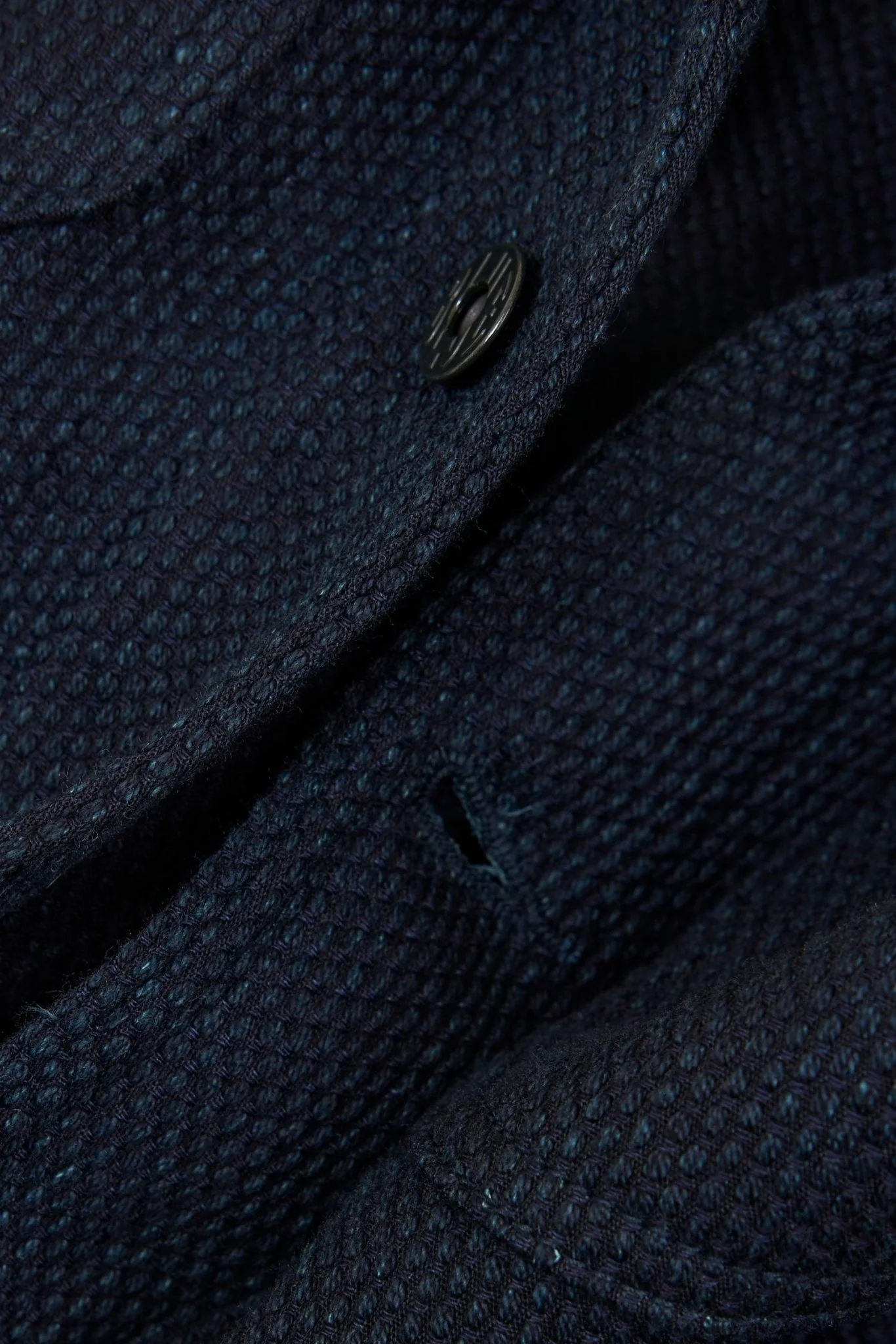 Japan Blue 11oz Sashiko Chore Coat - Indigo - Image 10