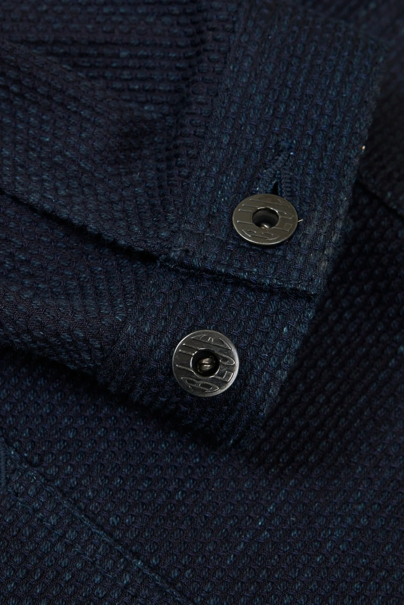 Japan Blue 11oz Sashiko Chore Coat - Indigo - Image 5