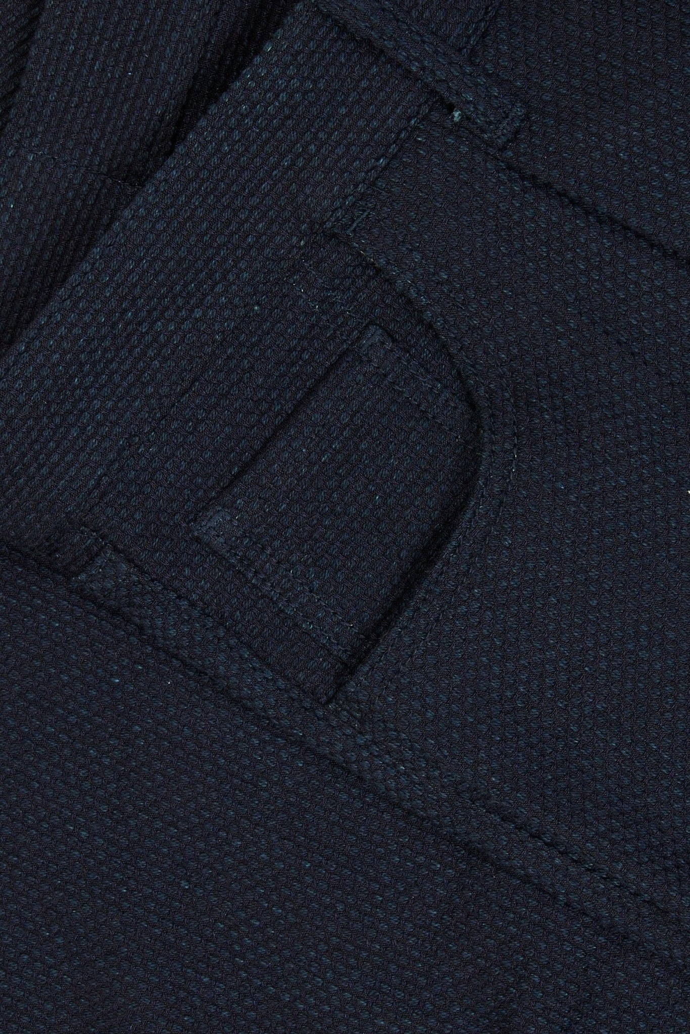 Japan Blue 11oz Sashiko Wide Tapered Pants - Indigo - Image 7