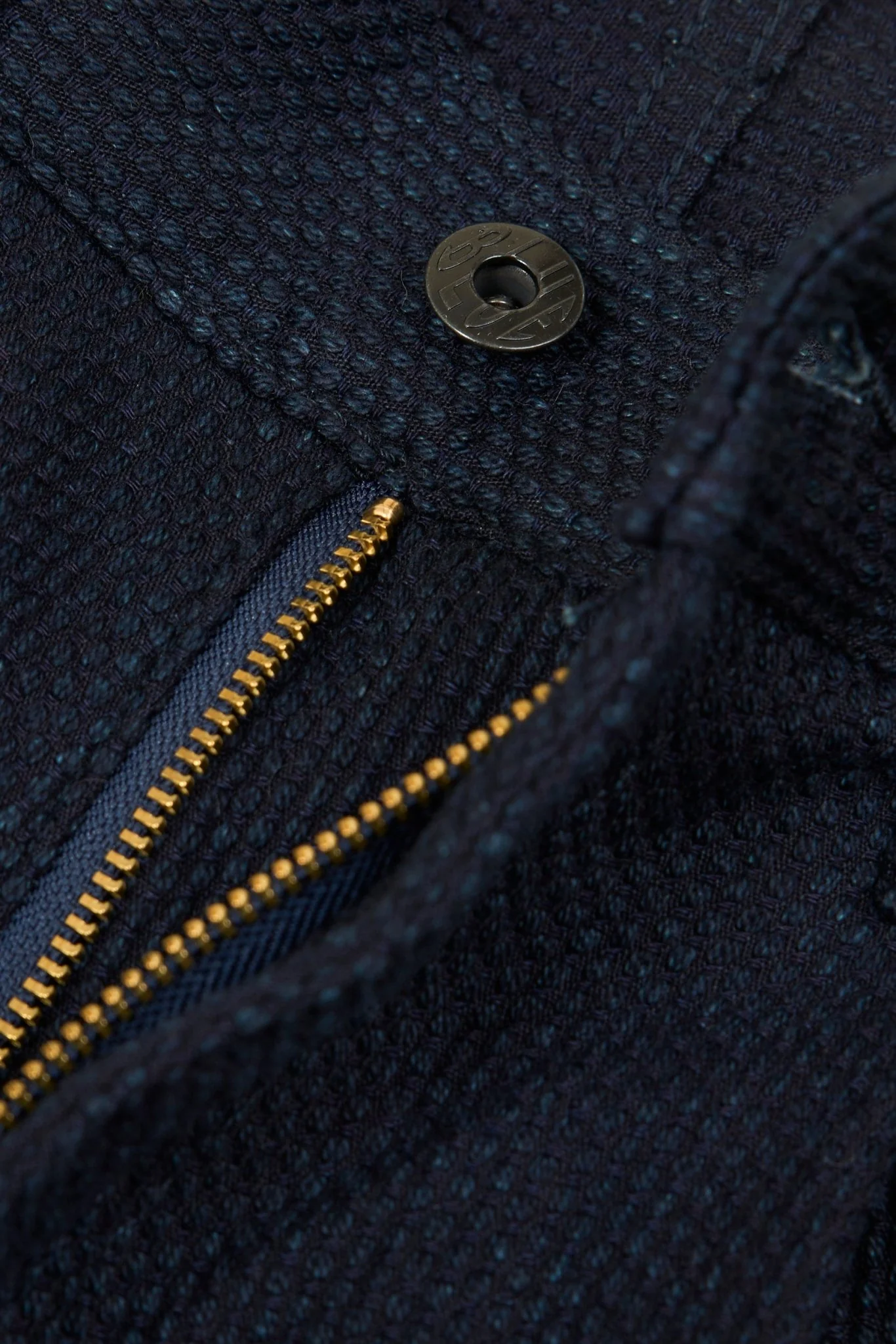 Japan Blue 11oz Sashiko Wide Tapered Pants - Indigo - Image 8