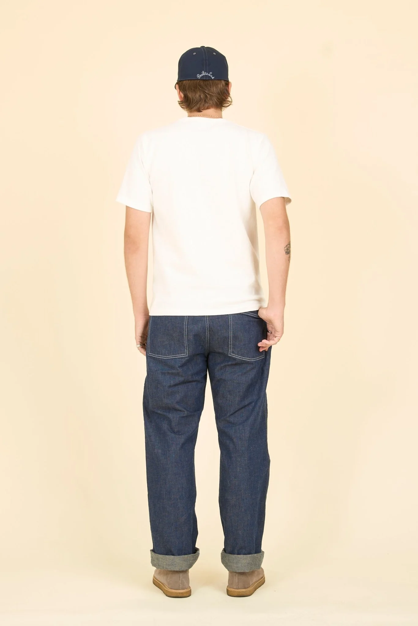 Japan Blue Wide Carpenter Pants - 10oz Denim - Image 6