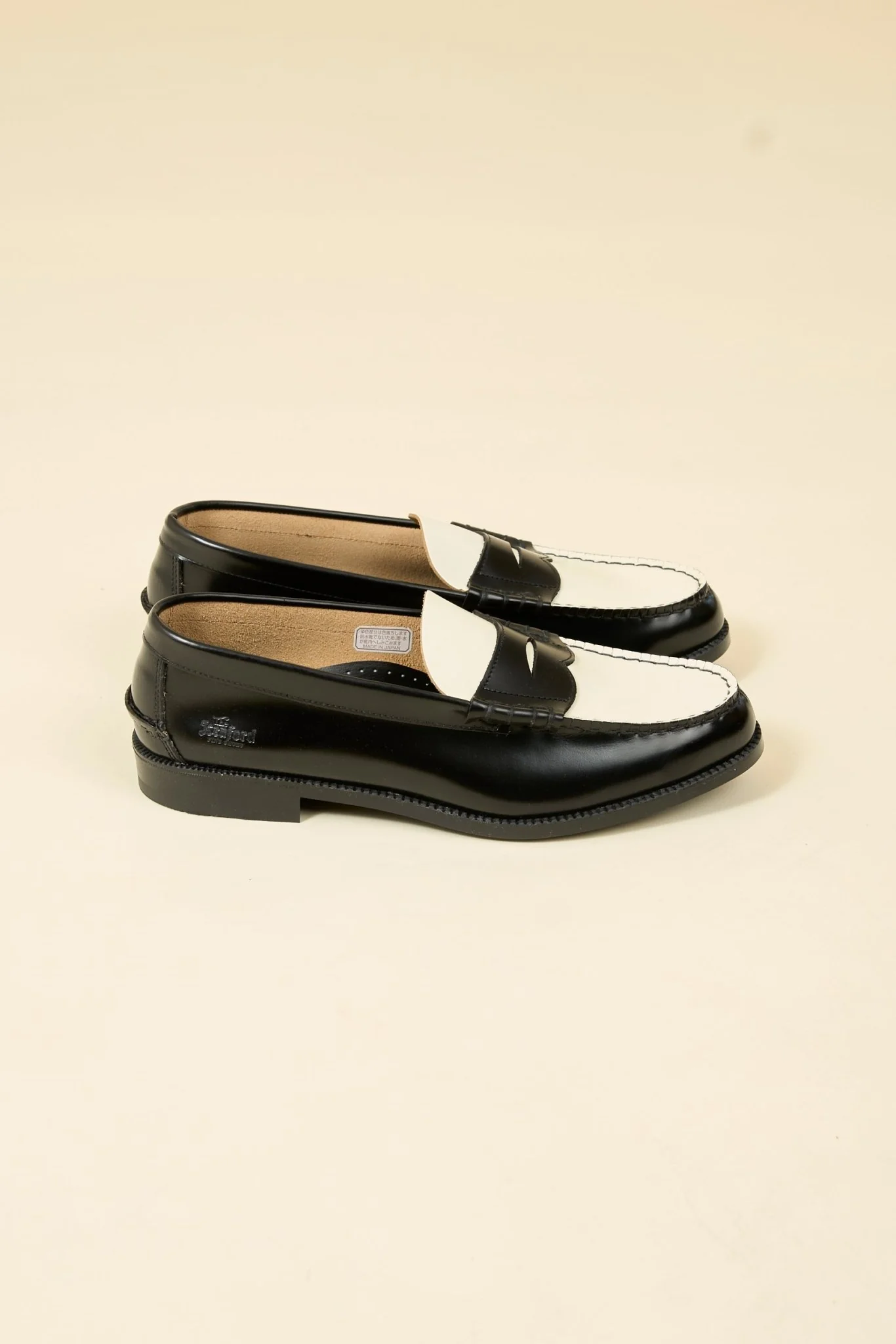 Kenford Shoes Combi Loafer - Black / White - Image 3