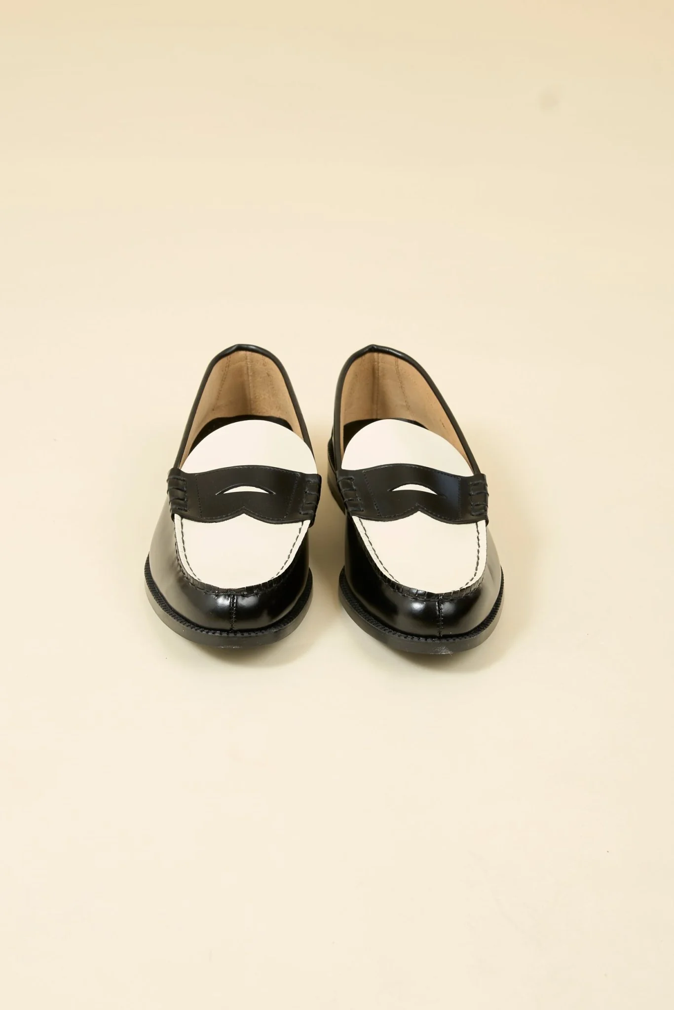 Kenford Shoes Combi Loafer - Black / White - Image 5
