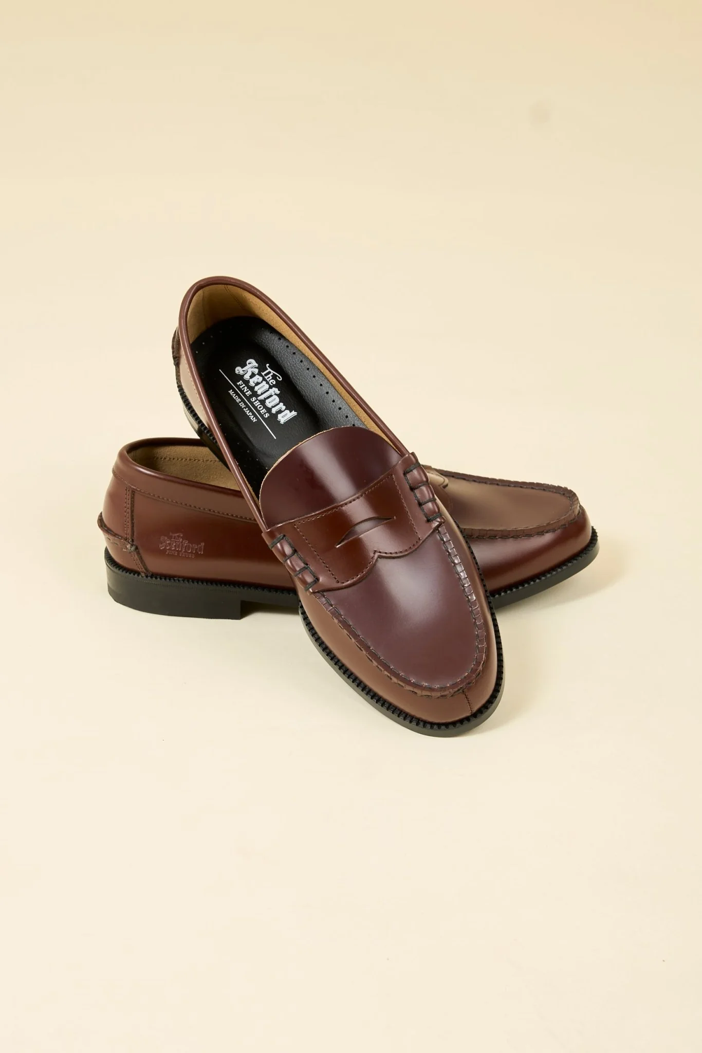 Kenford Shoes Combi Loafer - Dark Brown / Wine - Image 4