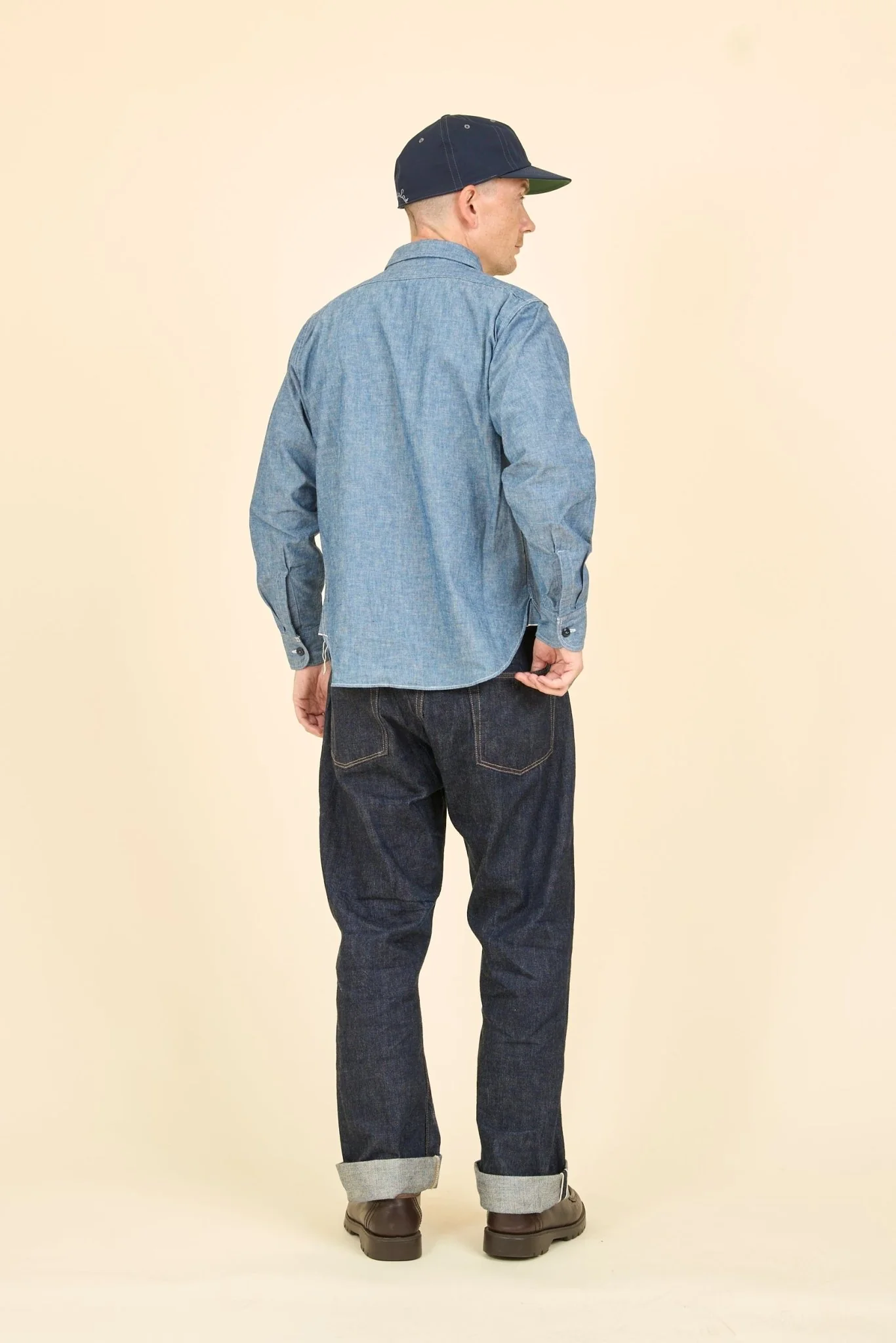 Lawford Lot.312 Work Chambray Shirt - Image 6