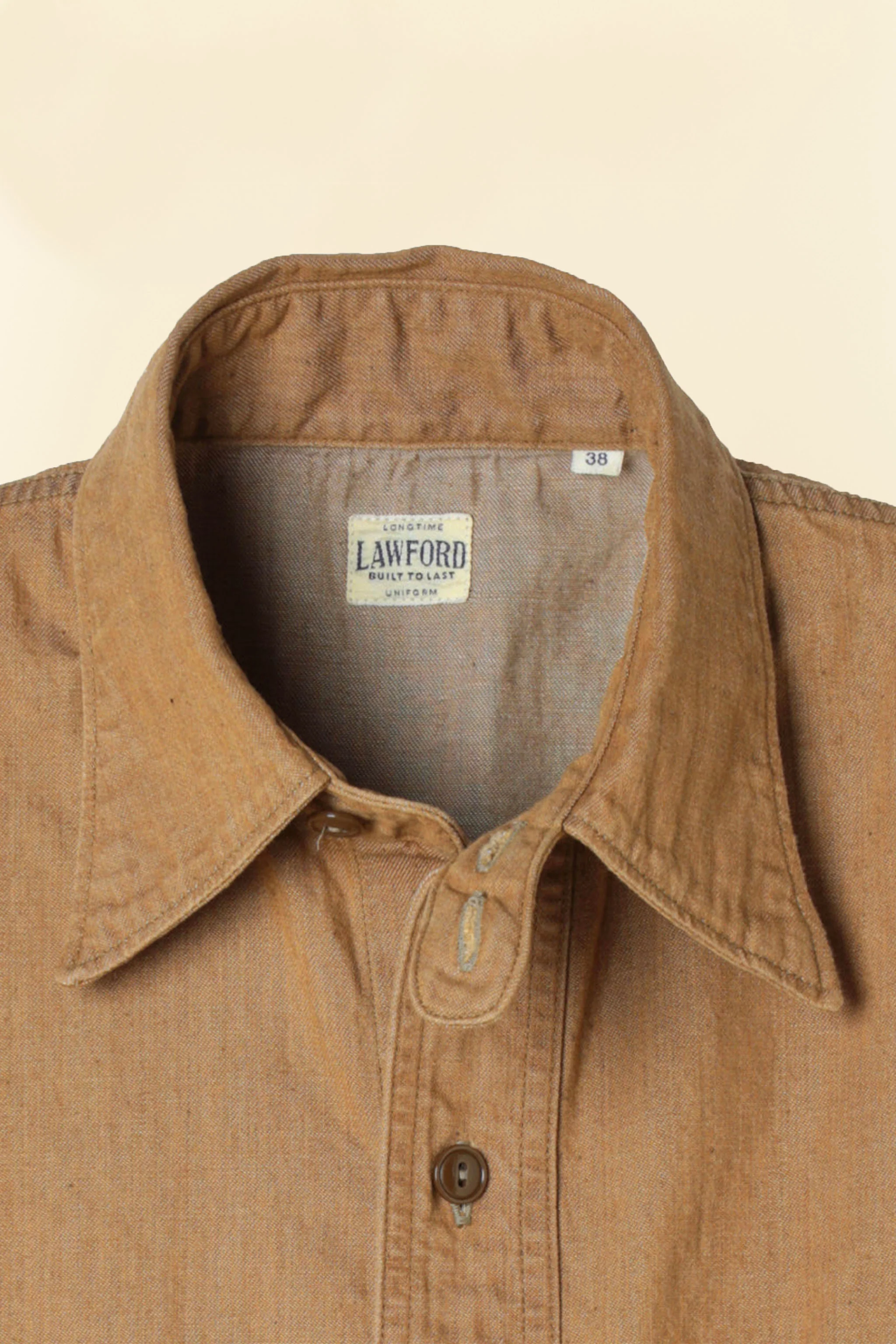 Lawford Lot.753 Waistband Over Shirt - Industrial Brown - Image 6