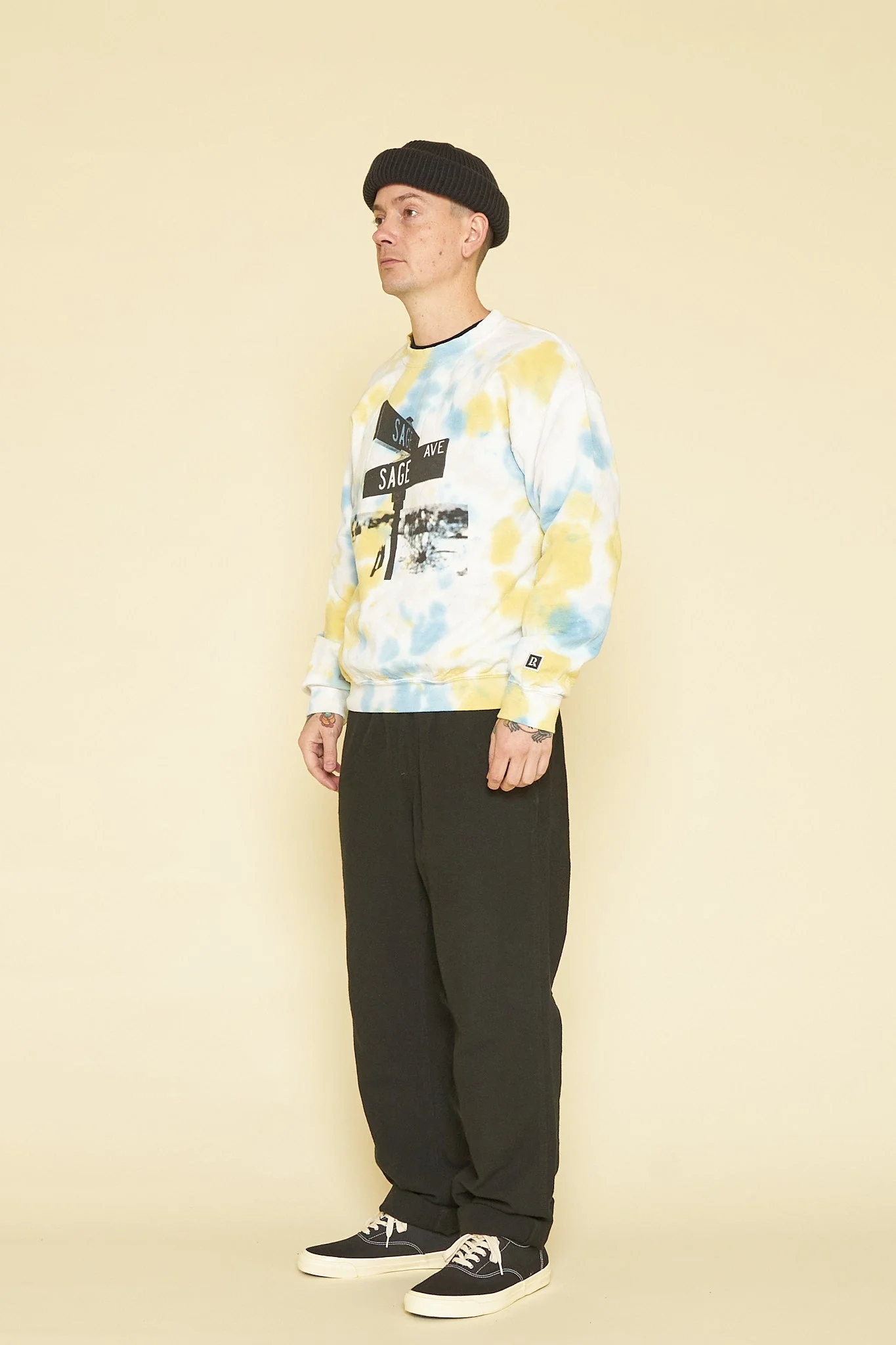 Liberaiders Tiedye Crewneck - Yellow - Image 4