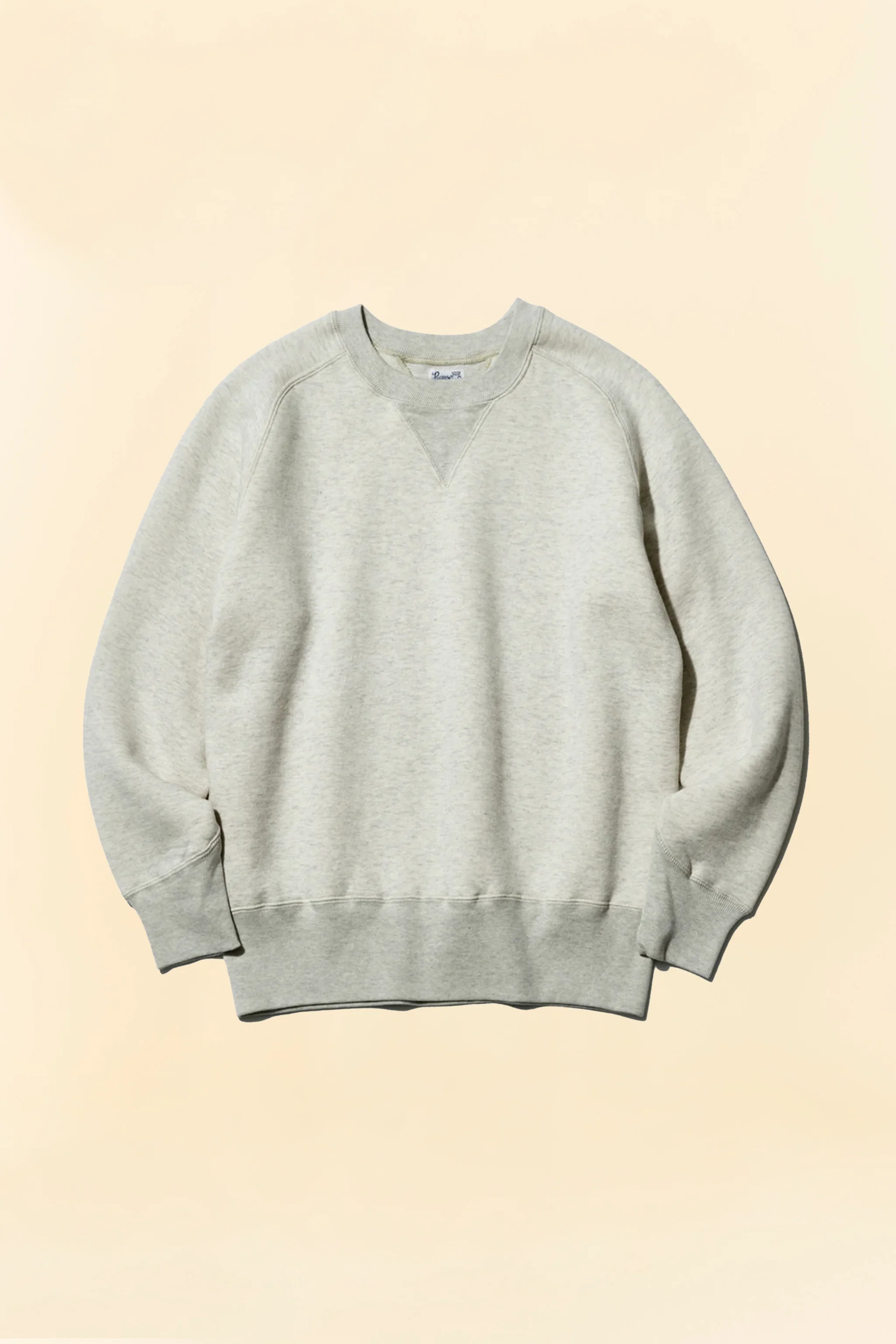 Pherrow’s Loopwheel Raglan Sweatshirt - Heather Grey