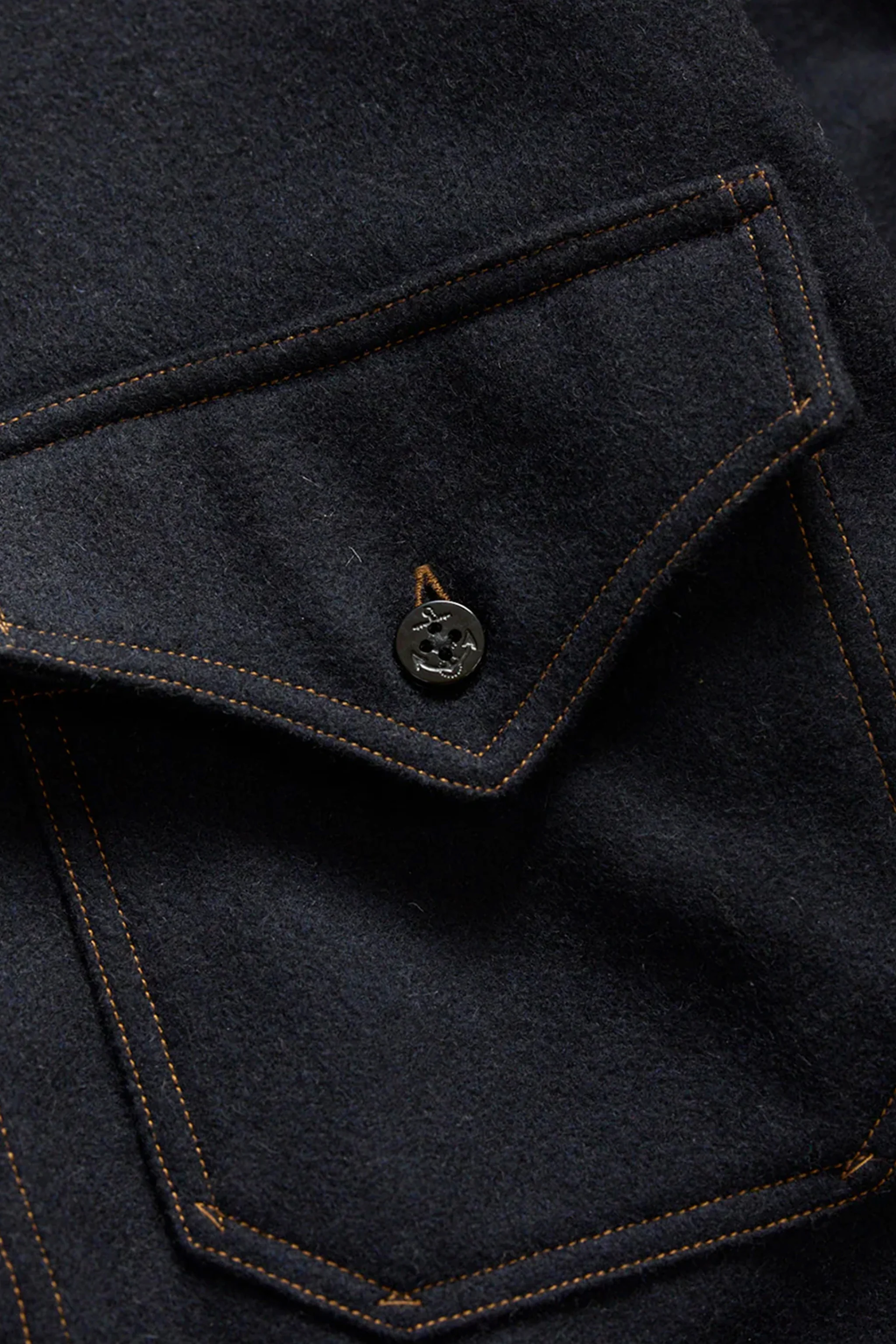 Pherrow's CPO Shirt - Navy - Image 3
