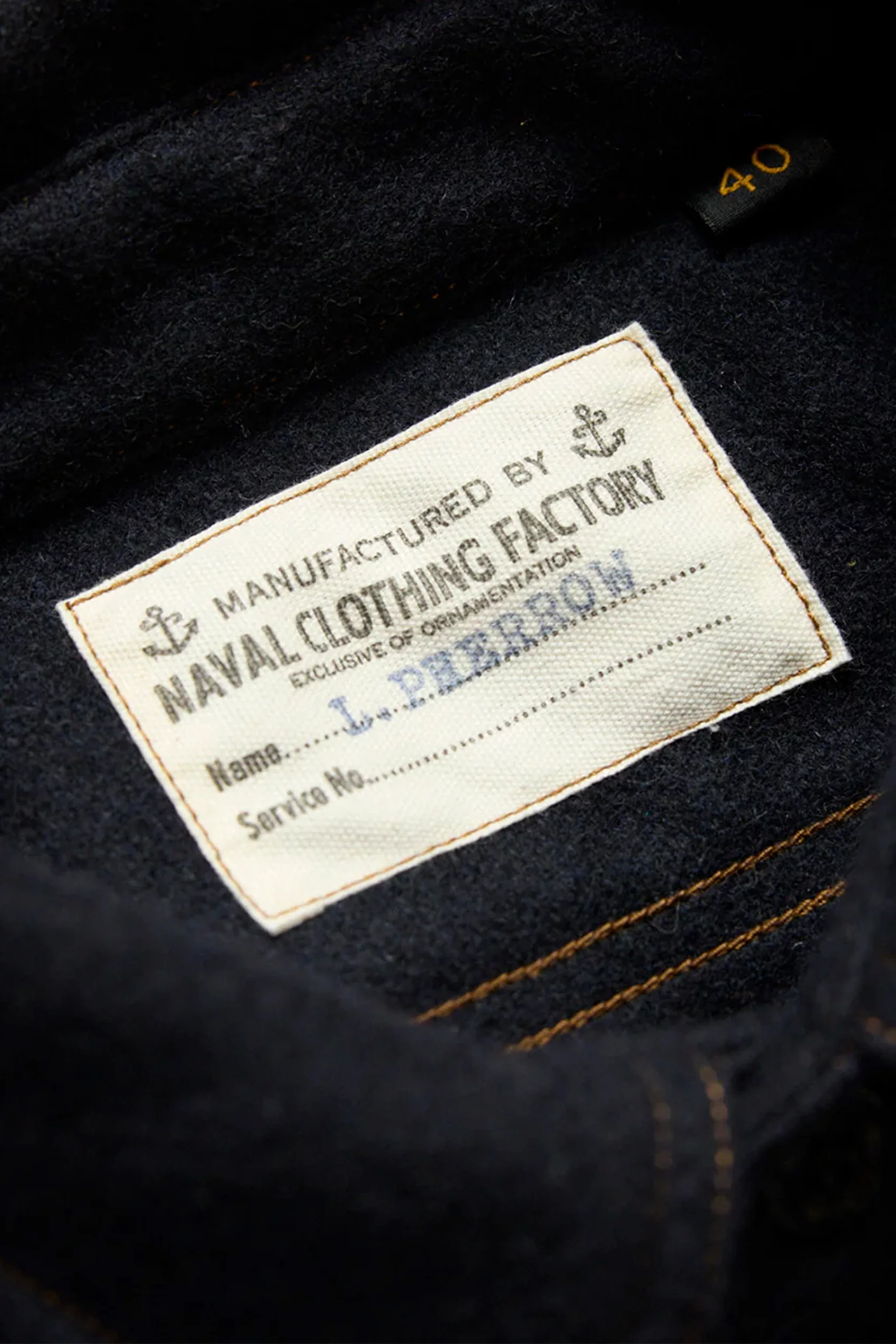 Pherrow's CPO Shirt - Navy - Image 5