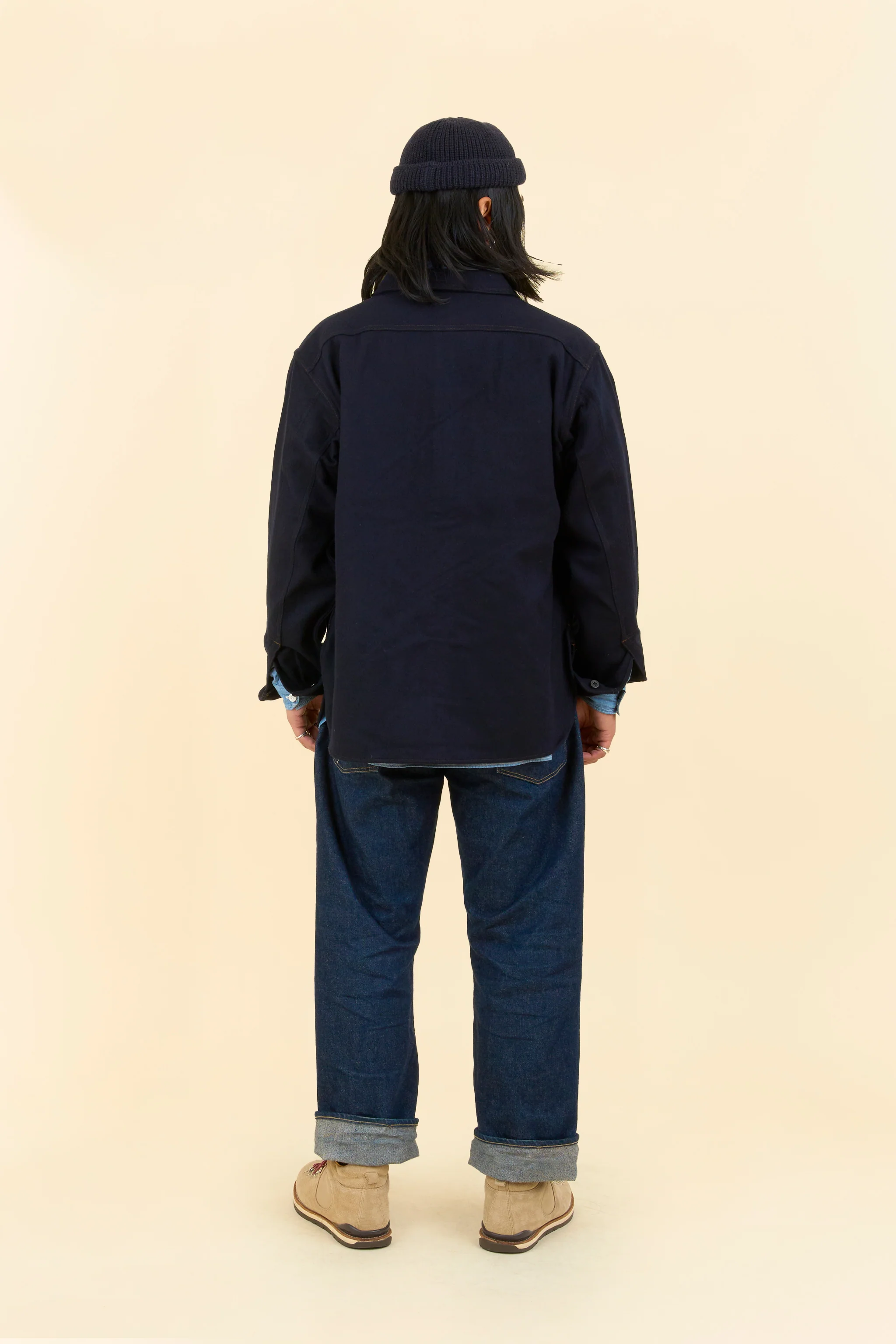 Pherrow's CPO Shirt - Navy - Image 7