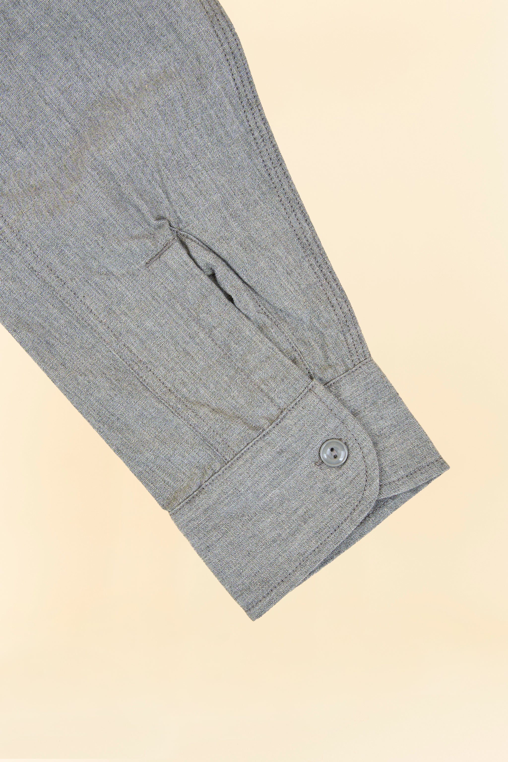 Pherrow's 60s Work Shirt - Grey - Image 5