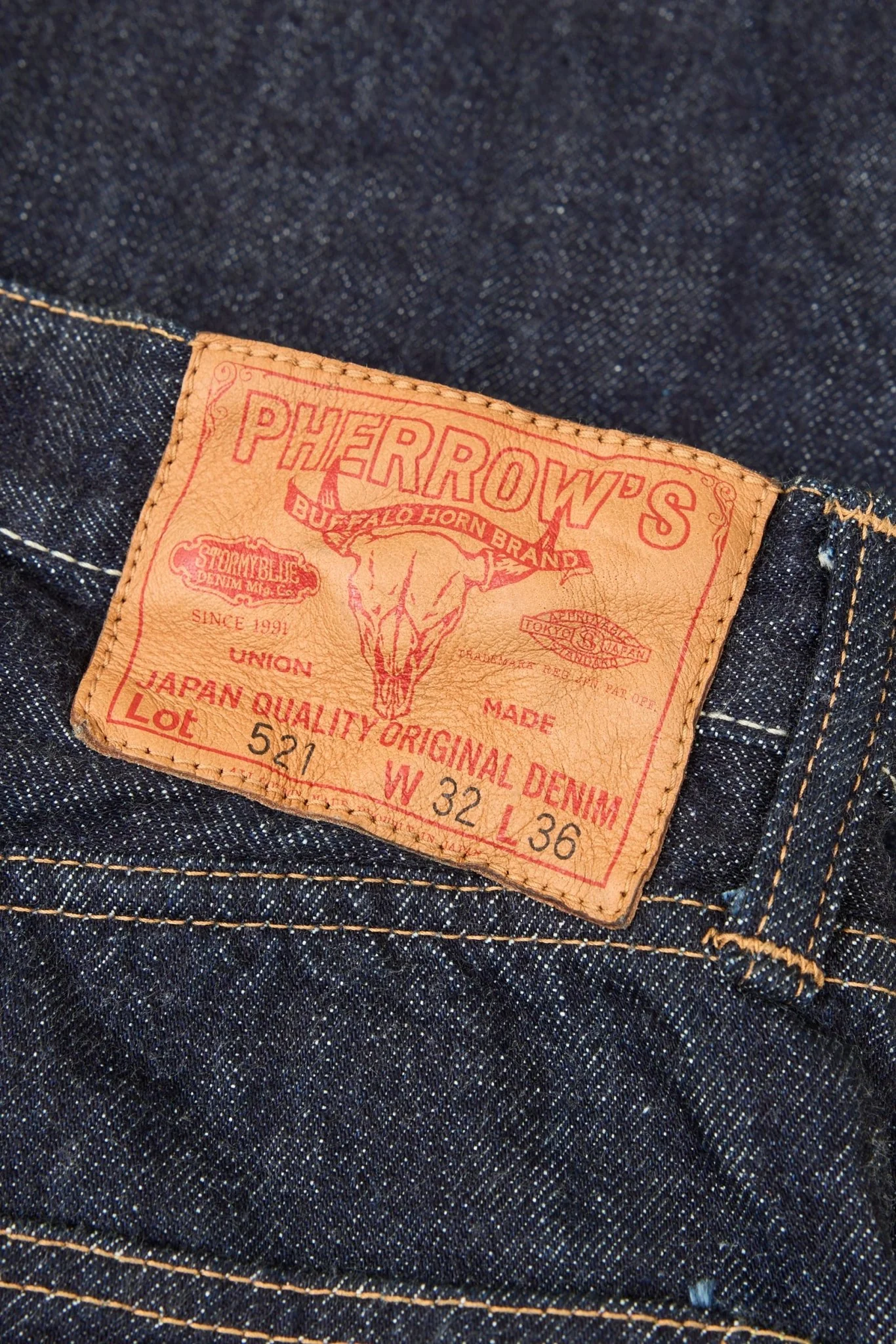 Pherrow's 521SW Straight Selvedge Denim - 13.5oz - Image 5