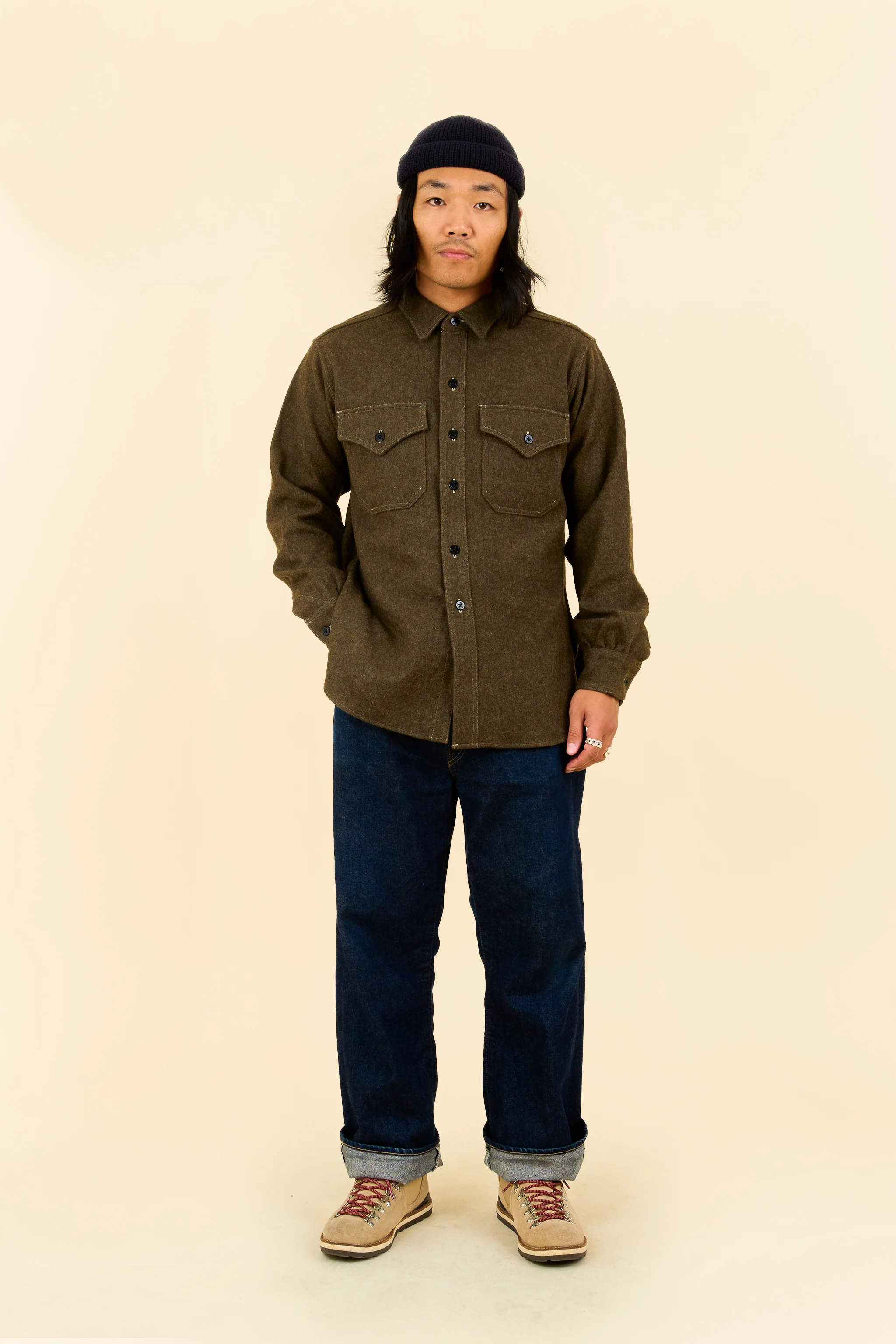 Pherrow's CPO Shirt - Olive - Image 2
