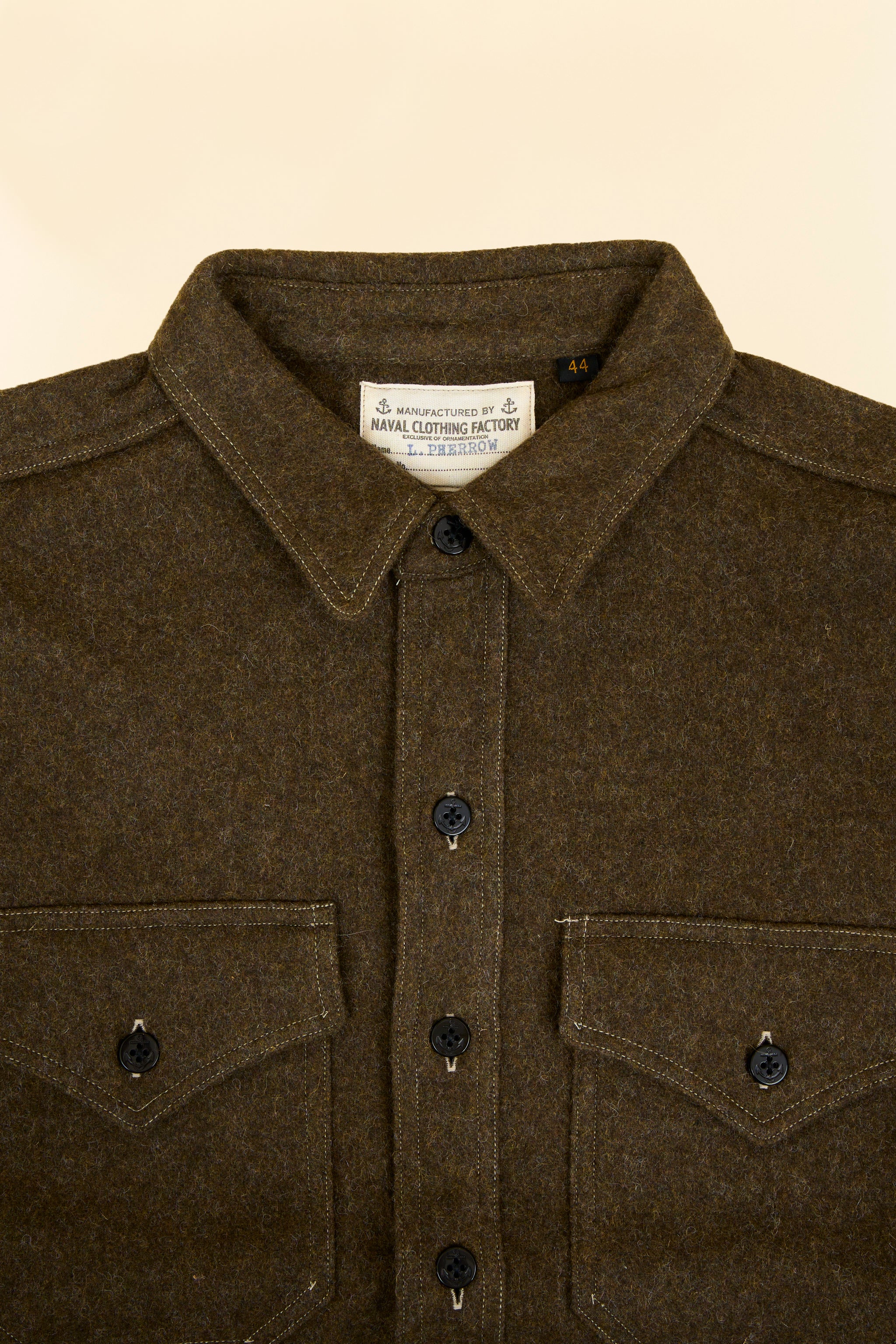Pherrow's CPO Shirt - Olive - Image 3