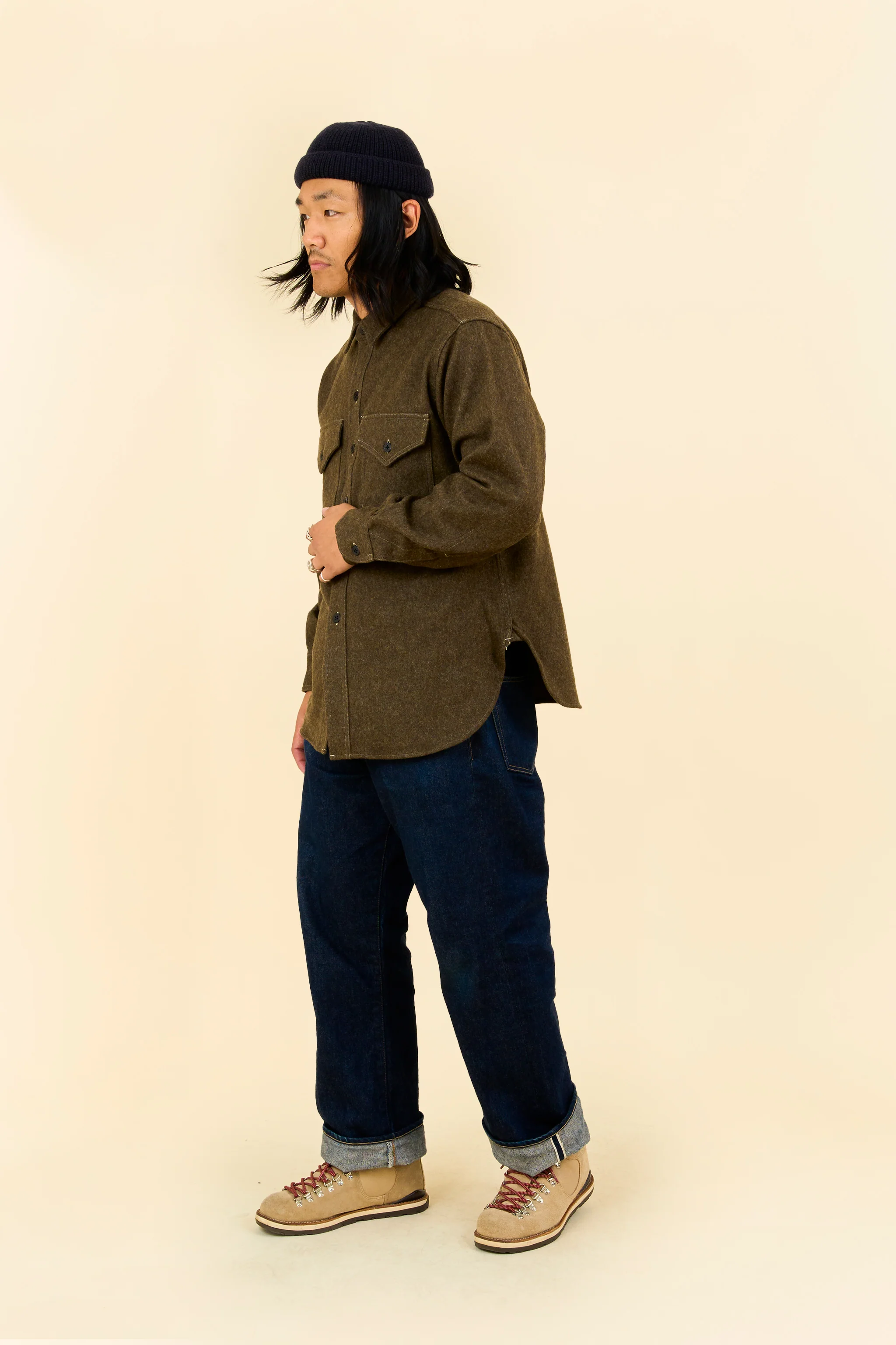 Pherrow's CPO Shirt - Olive - Image 4