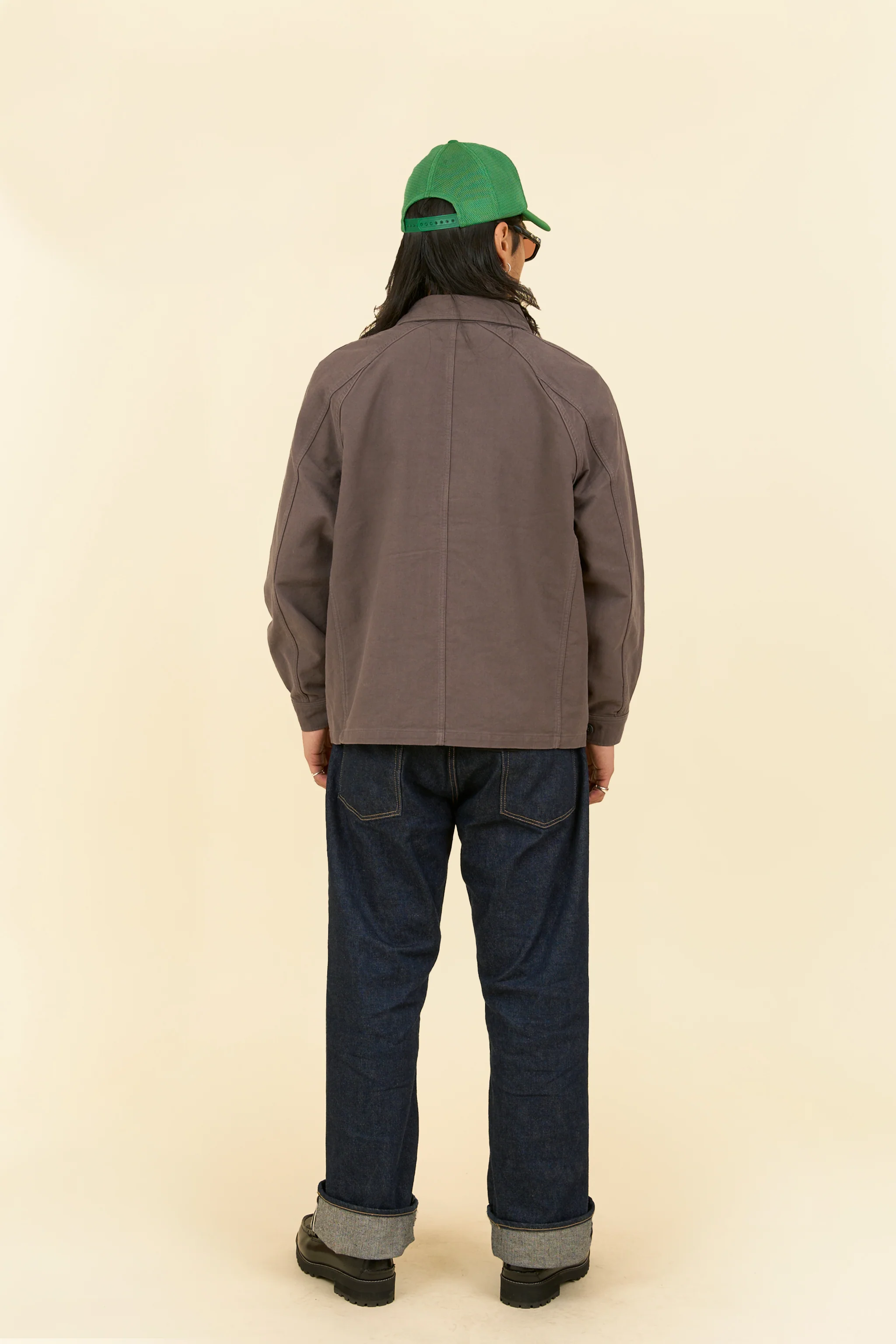 Pherrow's Nappa Workwear Jacket - Charcoal - Image 4