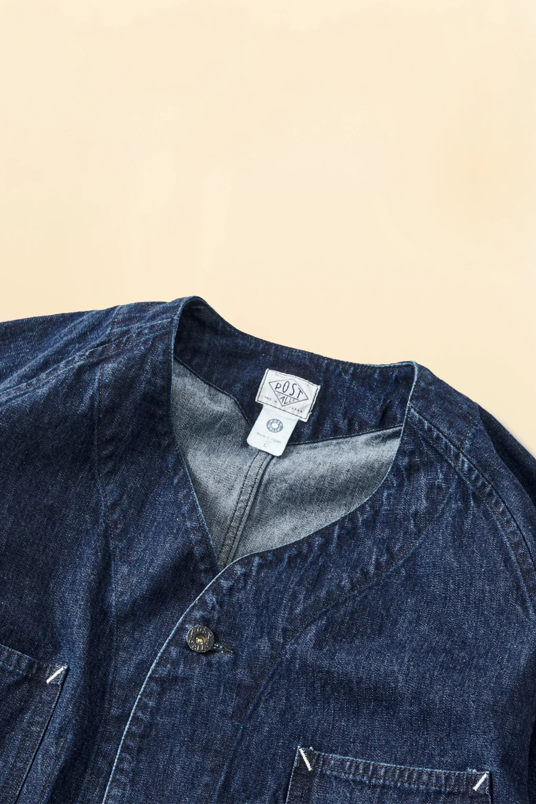 POST O’ALLS Post 47 DV Jacket – 10oz Denim - Image 8