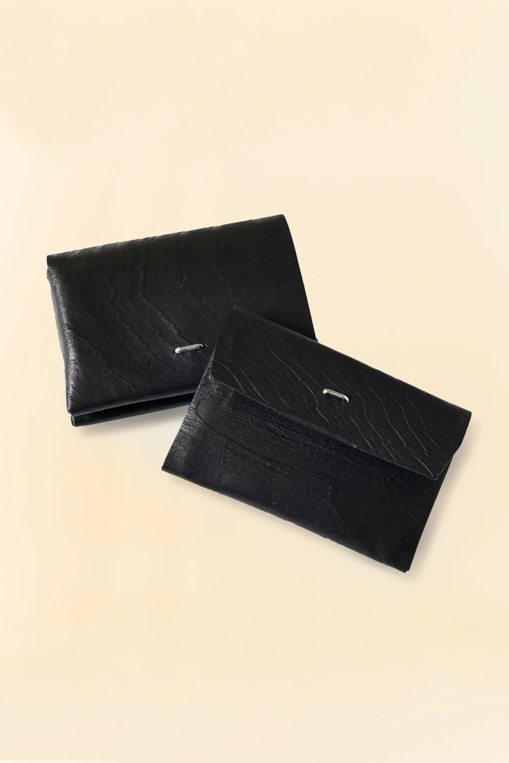 POST O'ALLS Leather Card Case - Black - Image 4