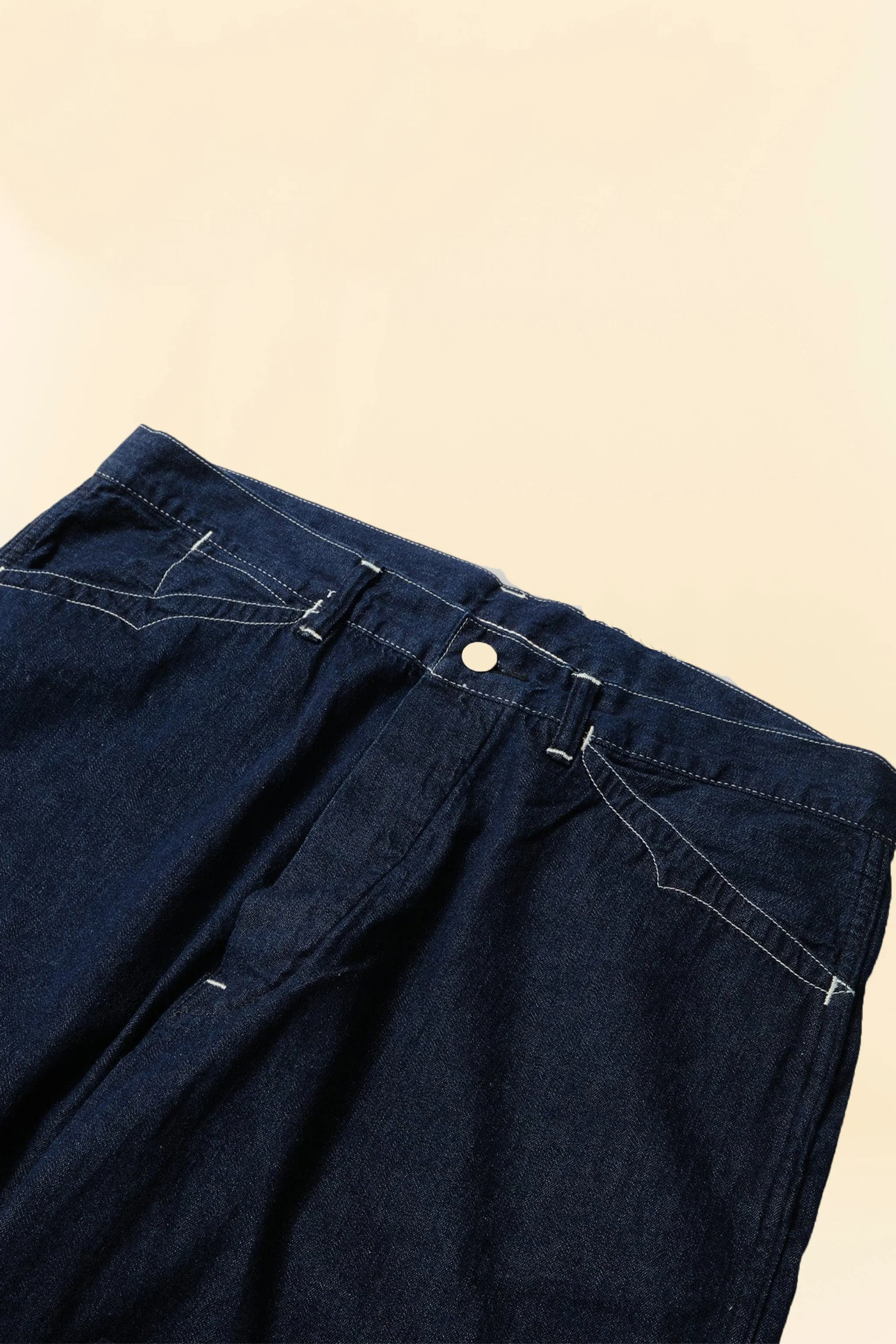 POST O'ALLS SWEETBEAR Bandtop Pants - Dark Indigo - Image 7