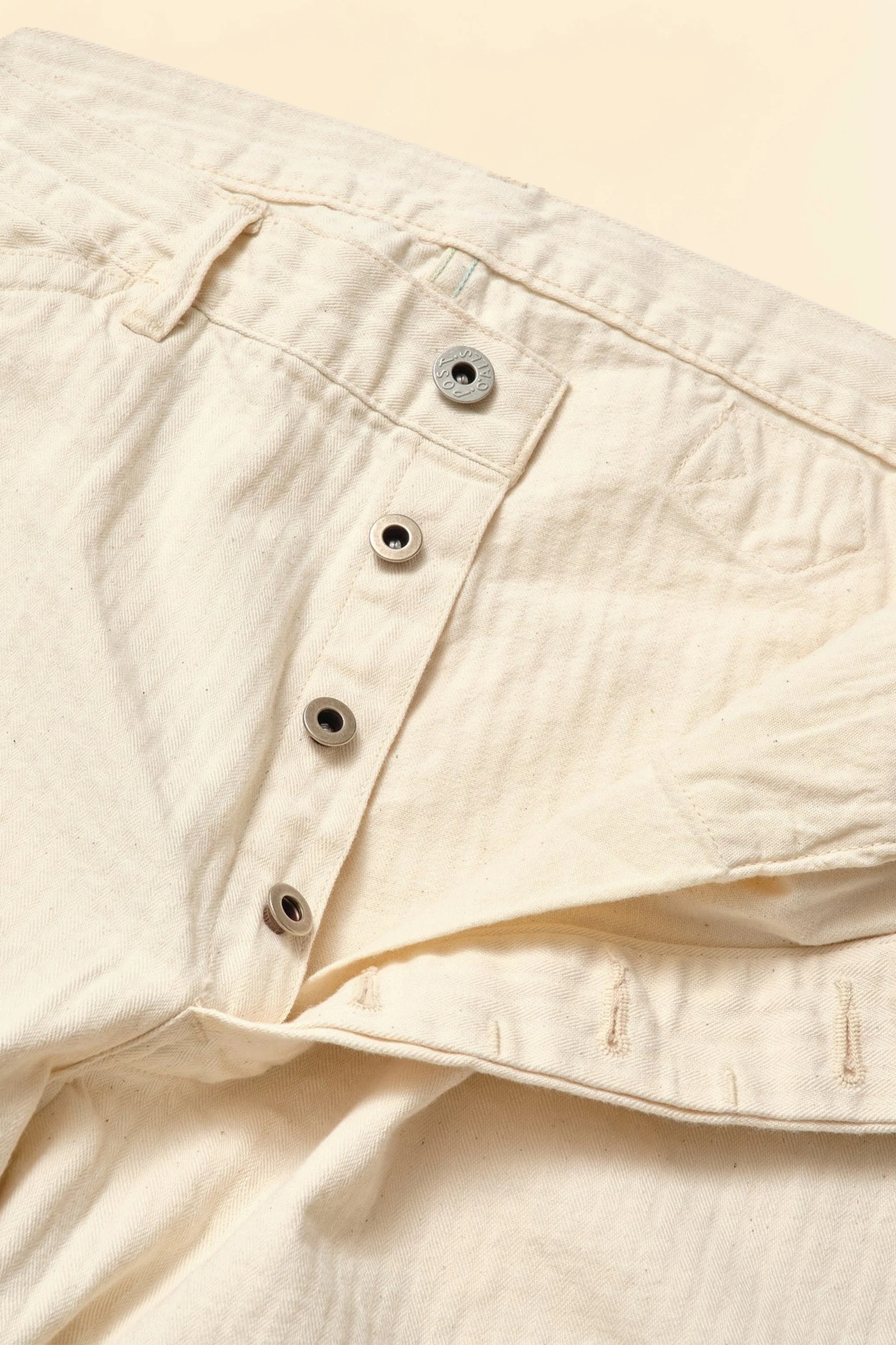 POST O'ALLS Sweetbear Bandtop Pants - Natural - Image 6
