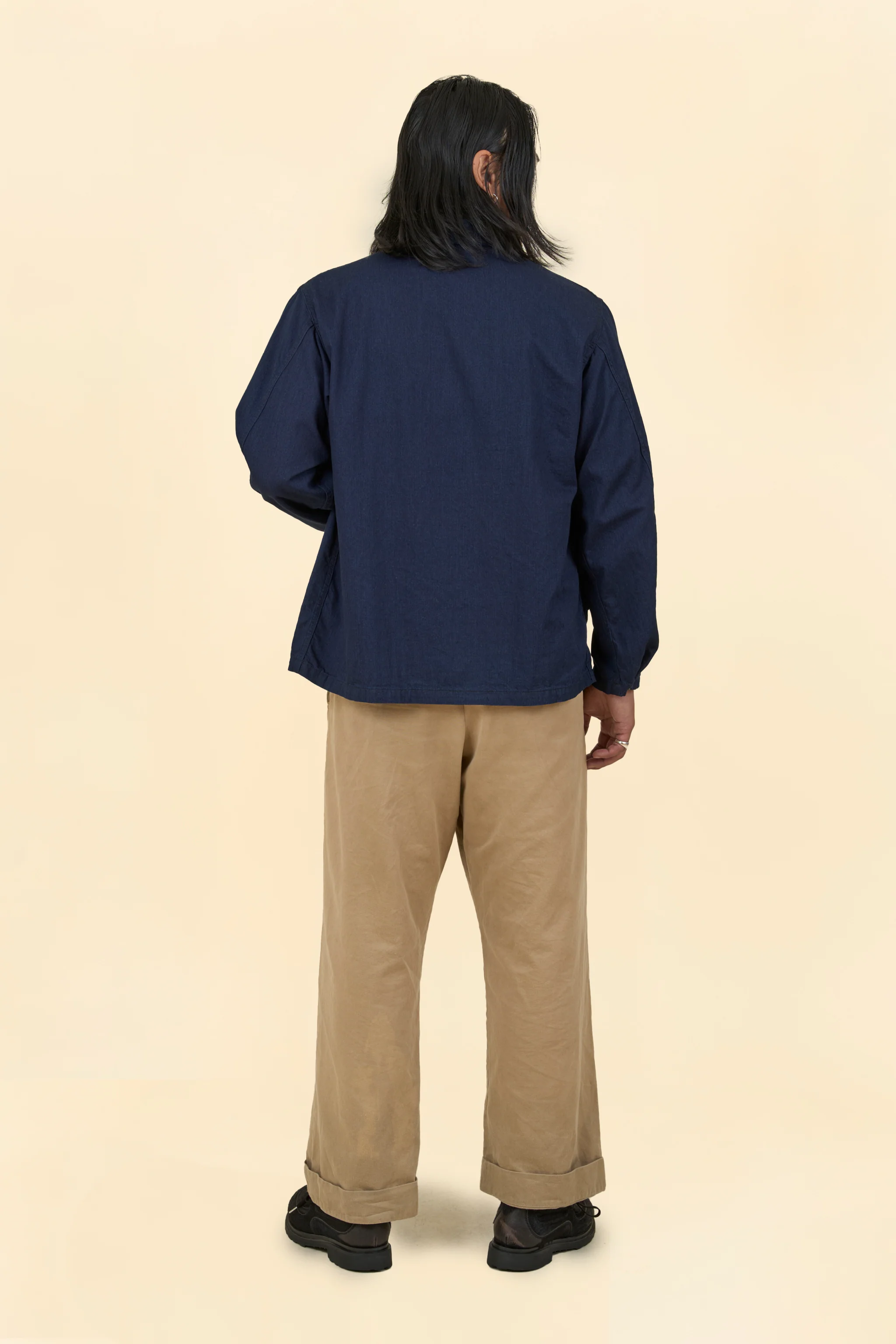 POST O'ALLS Walkabout Jacket - Vintage Twill Indigo - Image 6